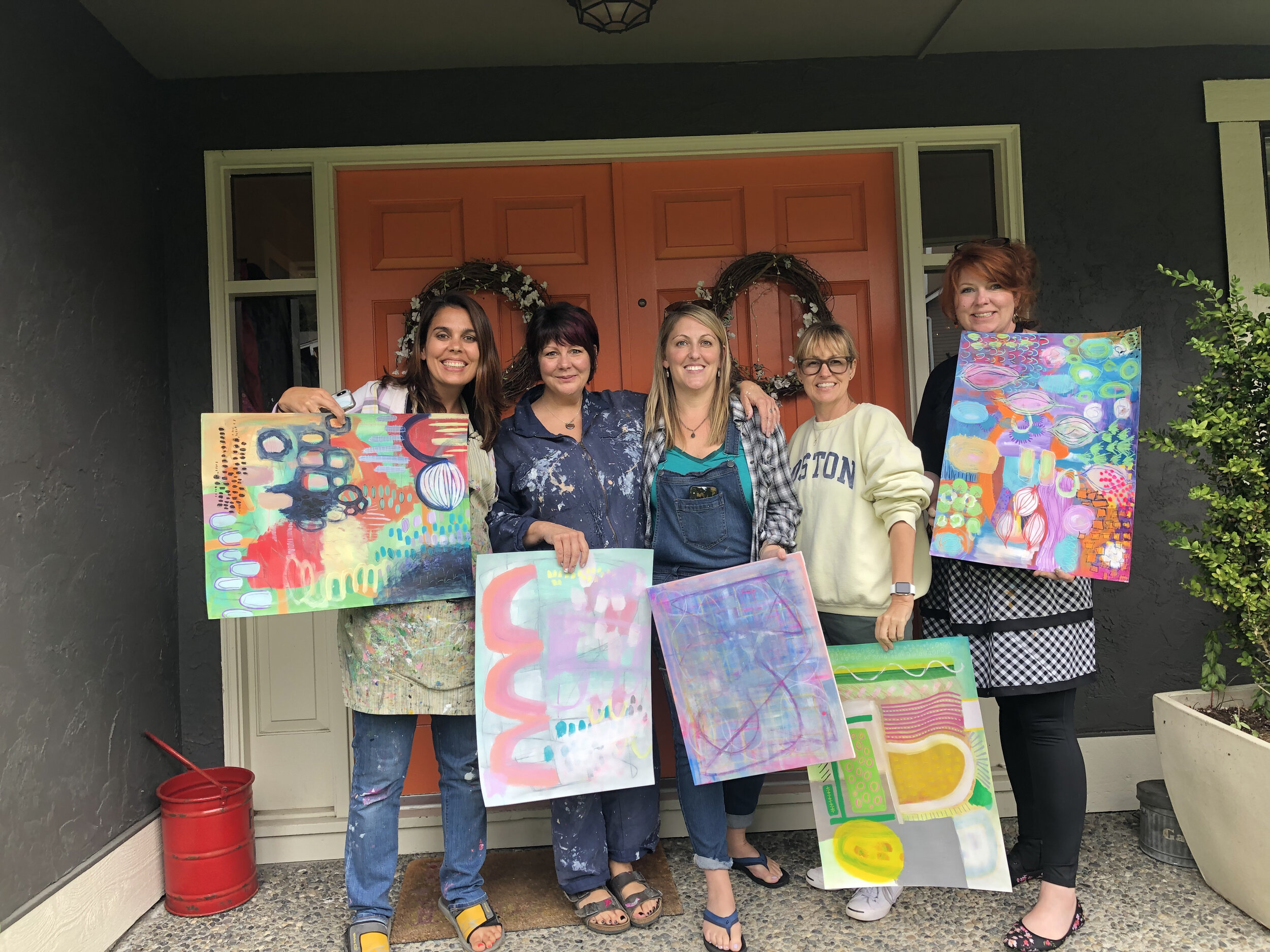 Workshop with special Artist - Janet Skates - August 2018