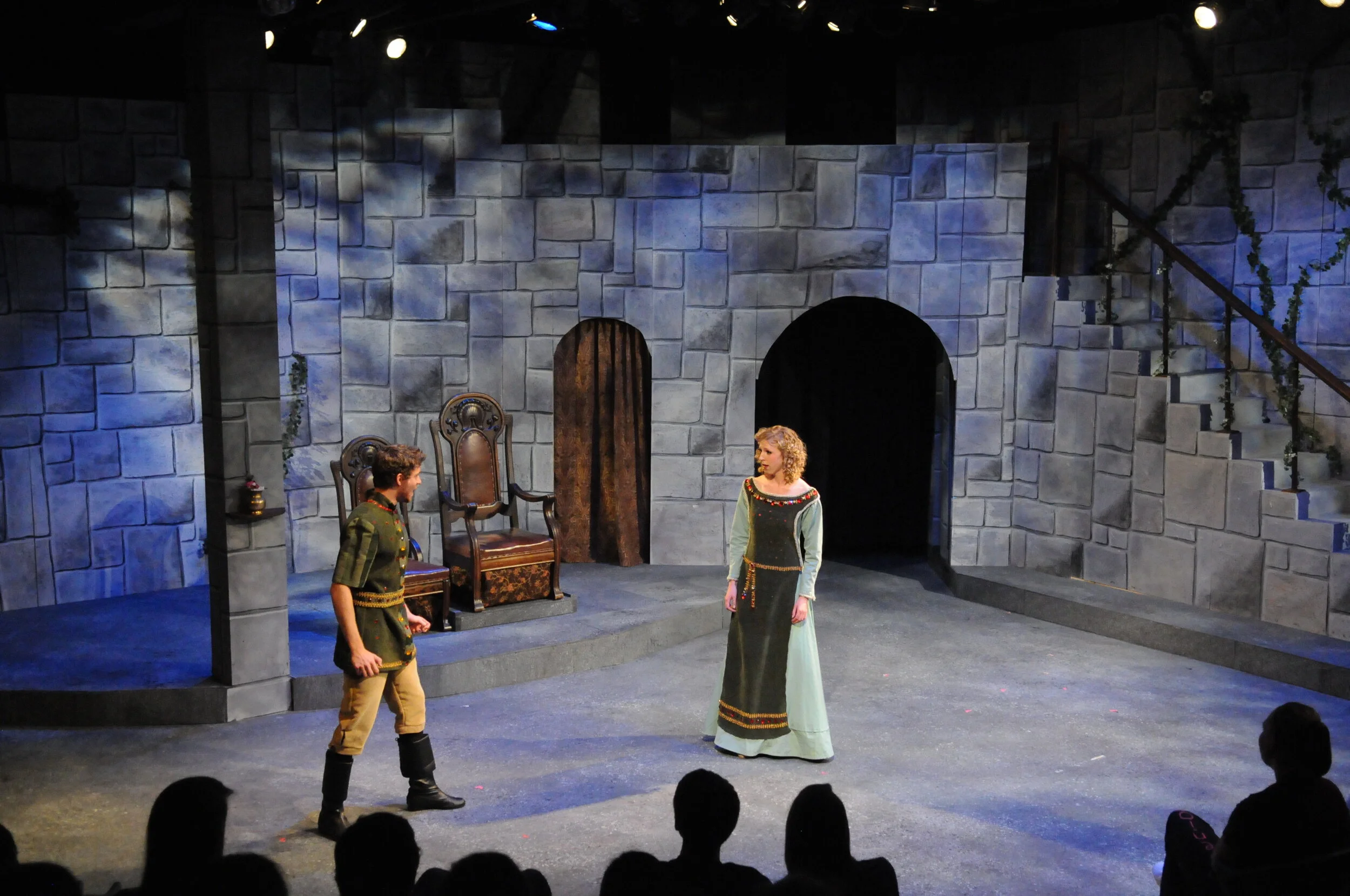 Once Upon a Mattress, Charge Artist, Huntington University.JPG