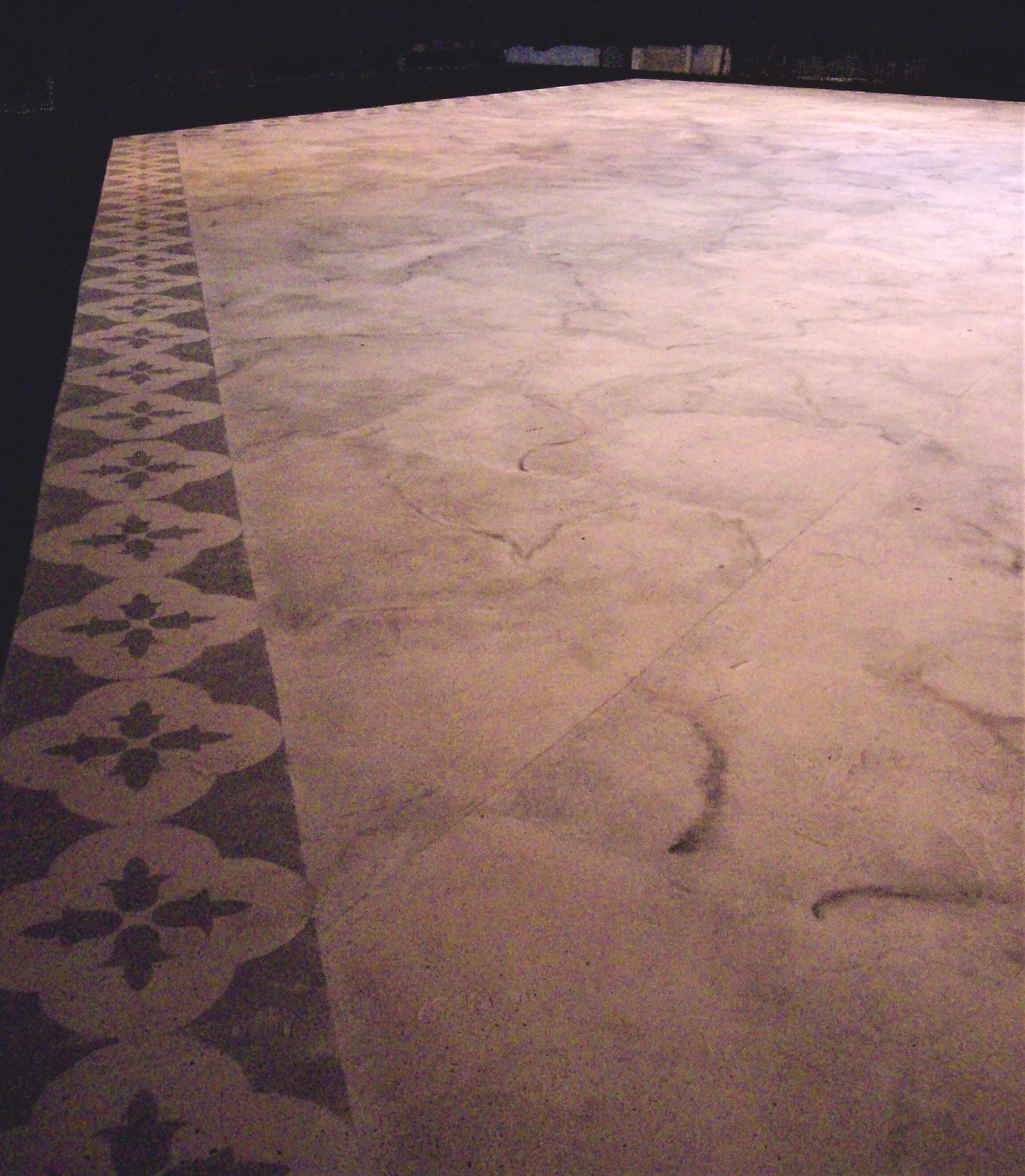 Faux Marble Floor