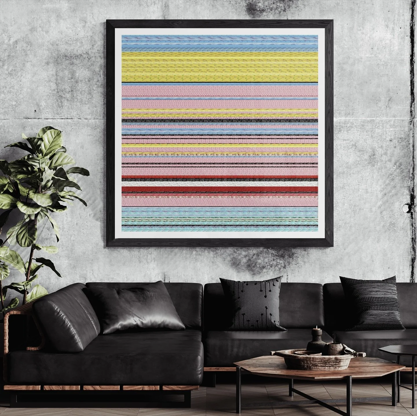 This new series of large-scale handwoven panels reinterprets the iconic hues of masterworks through recycled fibers, painted threads, and metallic accents. Each piece transforms key colors into an abstract woven composition&mdash;like a unique DNA of