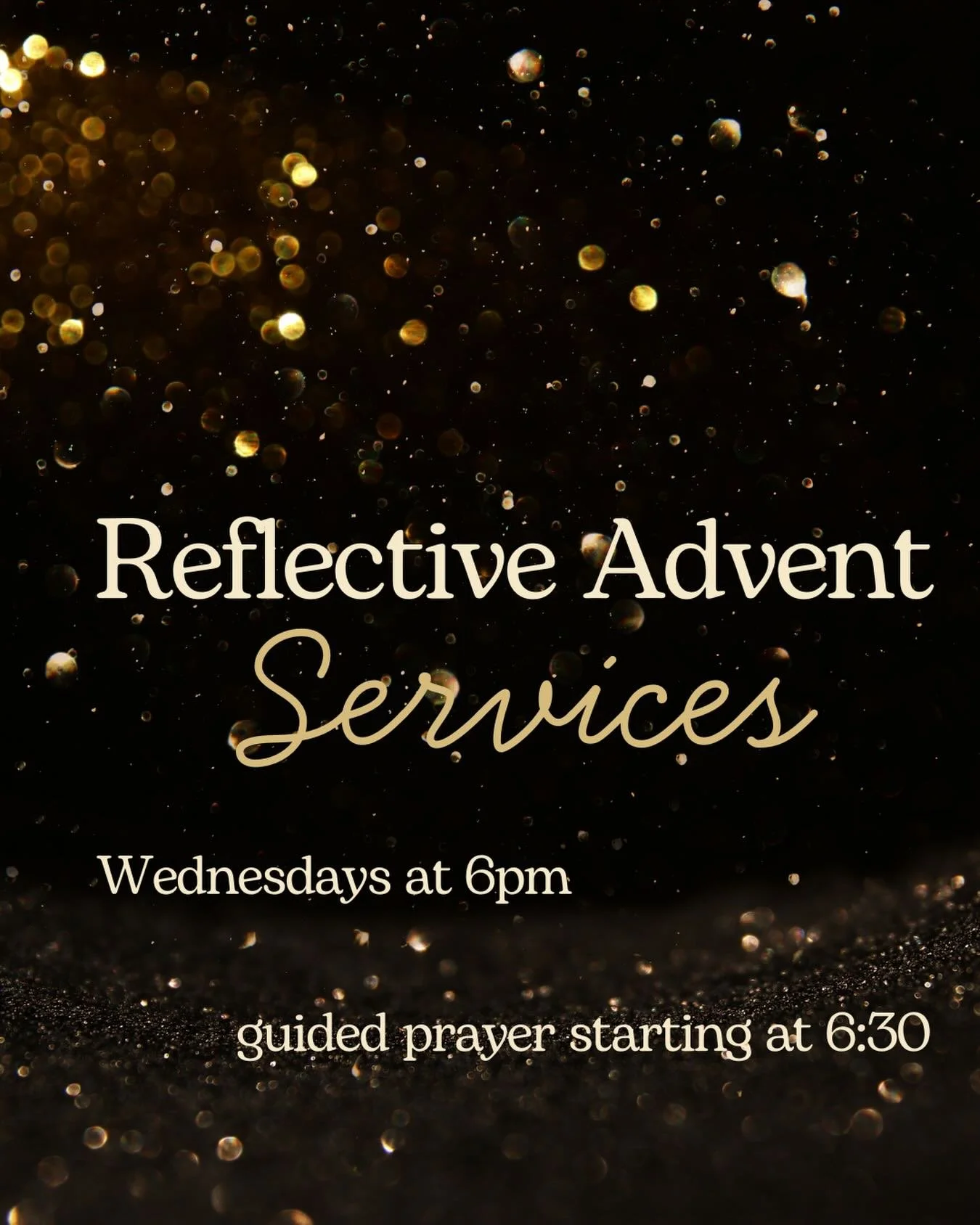Join us for our reflective Advent services Wednesdays in December.