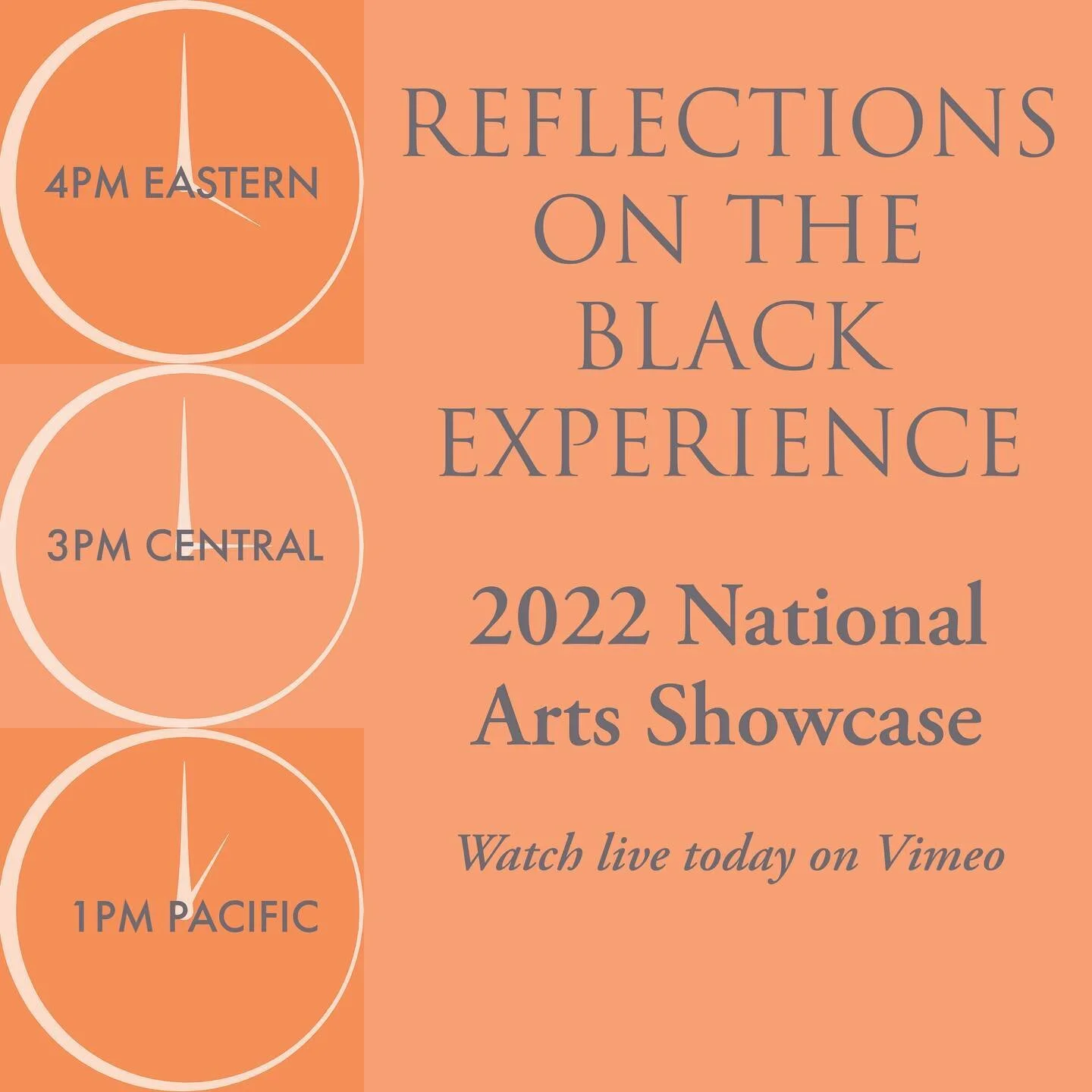 Celebrate talented young artists in the arts nationwide in our 2022 Showcase, "Reflections of the Black Experience." Top talent in music, entertainment, dance, spoken word, paintings, guest appearances and more for your enjoyment. 

Don&rsq