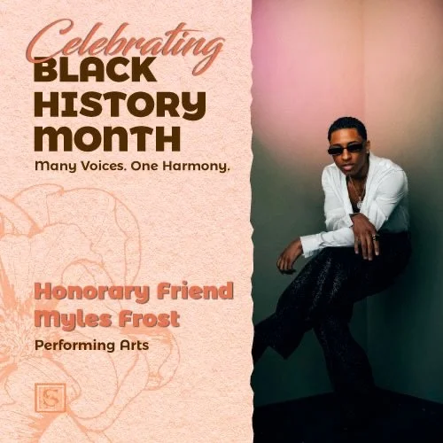 This week in Black History Month, we celebrate the power of Black performing artists shaping culture across generations. Today, we honor our Honorary Friend, Myles Frost @myles.frost, a dynamic talent whose journey reflects passion, perseverance, and