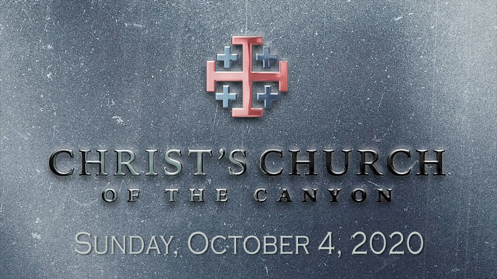 Sermon: October 4, 2020