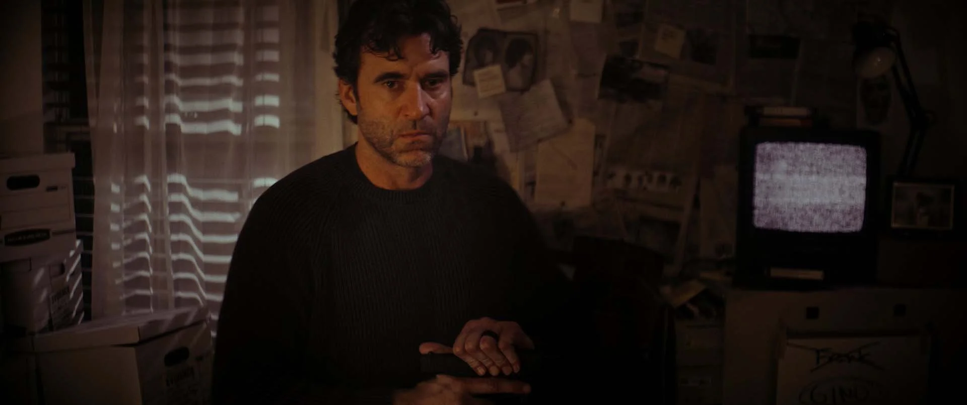 Actor Ben Buchanan in the final scene of the short film