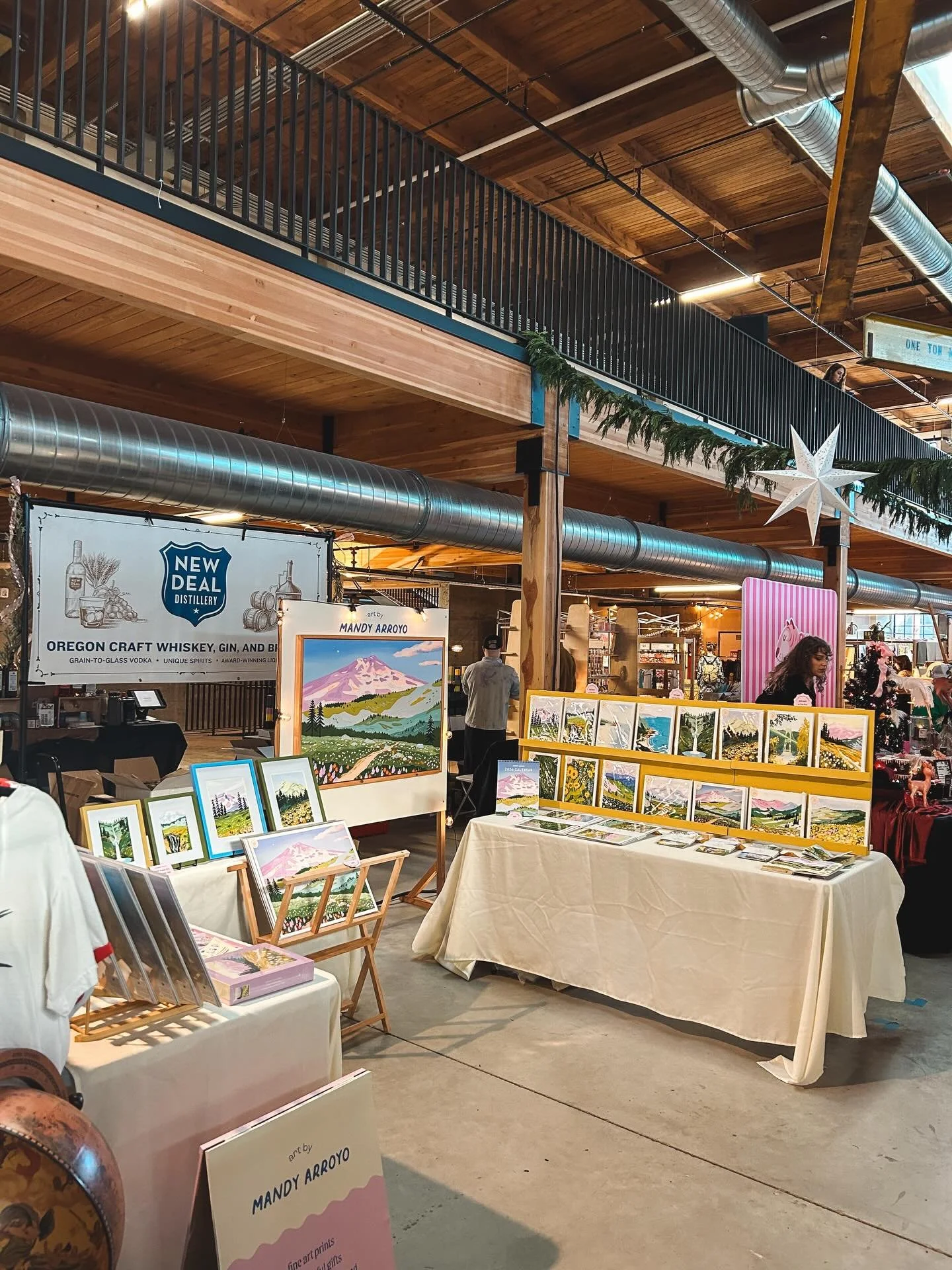 I&rsquo;m absolutely blown away by the support this past weekend at @portlandbazaar ! Thank you SO much to all who came out!! Y&rsquo;all remind me that on the other end of making art, there are real people celebrating life changes, decorating office