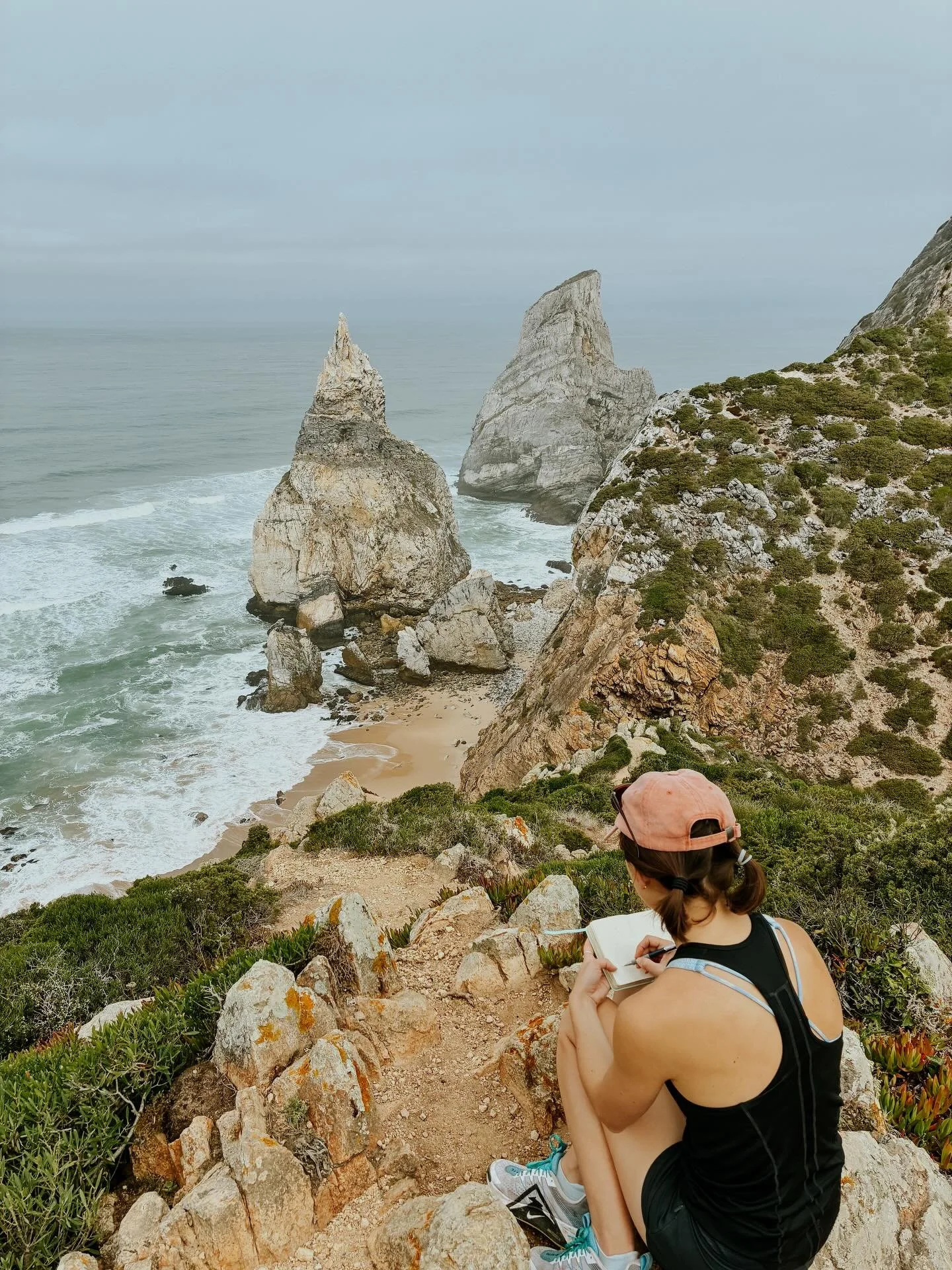 my upcoming collection of new work was born out of a month spent sketching on location in Portugal. I collected 80 tiny gouache paintings over the course of my trip, and used them as a starting point once I returned home to create 30 larger works in 
