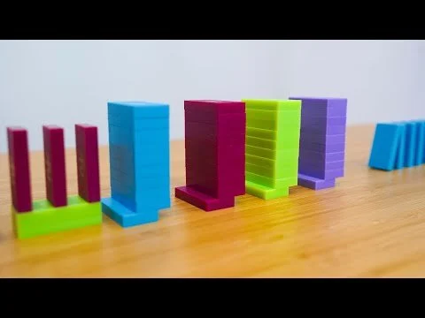 Flip Switch, La Ola, Stacked Dominoes