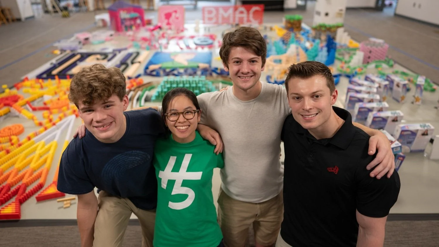 20,000 Dominoes Toppled at BMAC 16