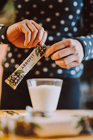 Raw Organic Aronia Powder 10g Sachet