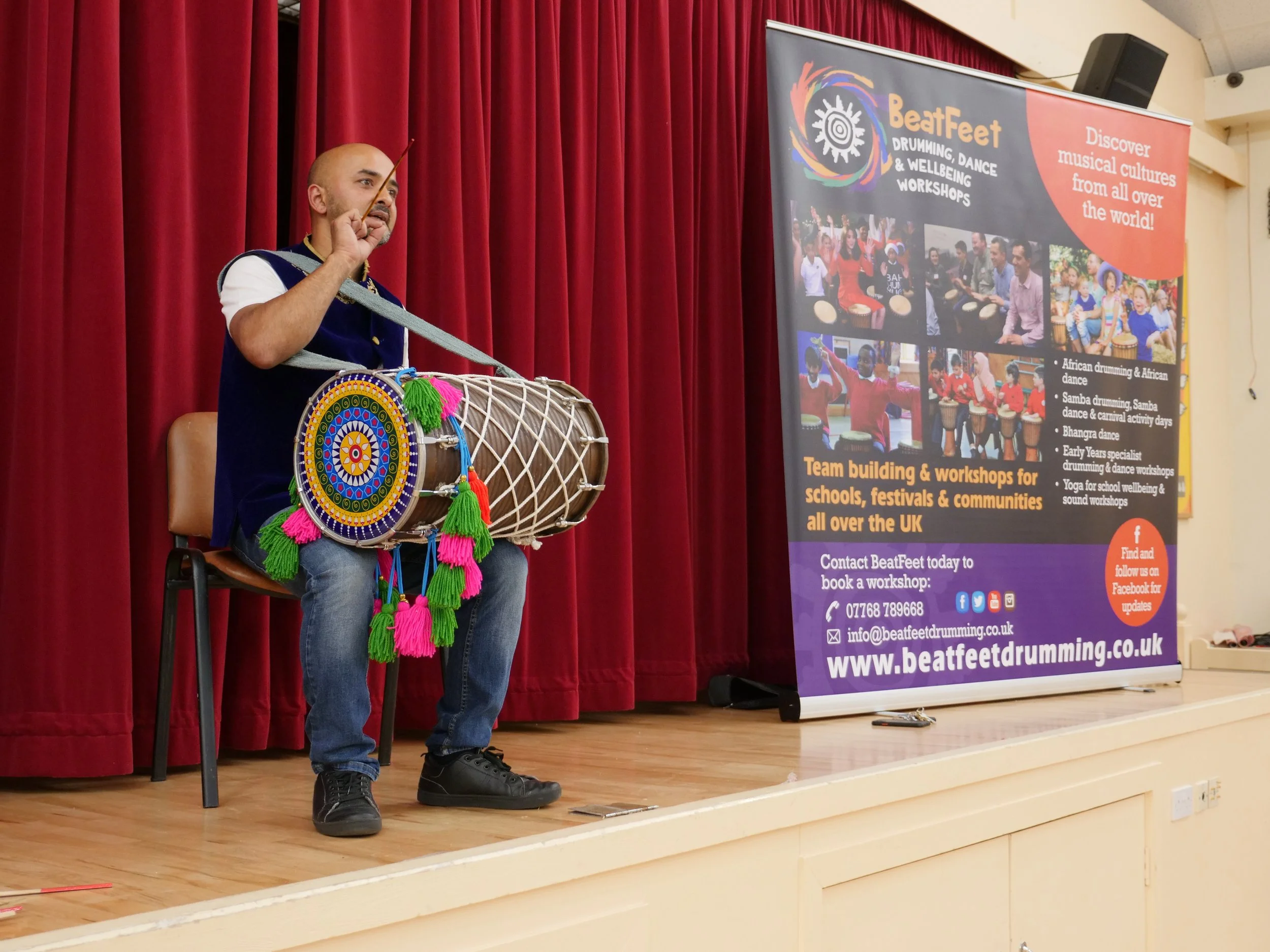 Dhol Percussion with Tony Jhali &amp; BeatFeet - supported by Arts Council England 