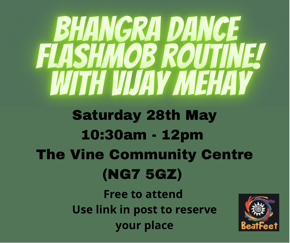 Bhangra Dance Flashmob Routine with Vijay Mehay! 