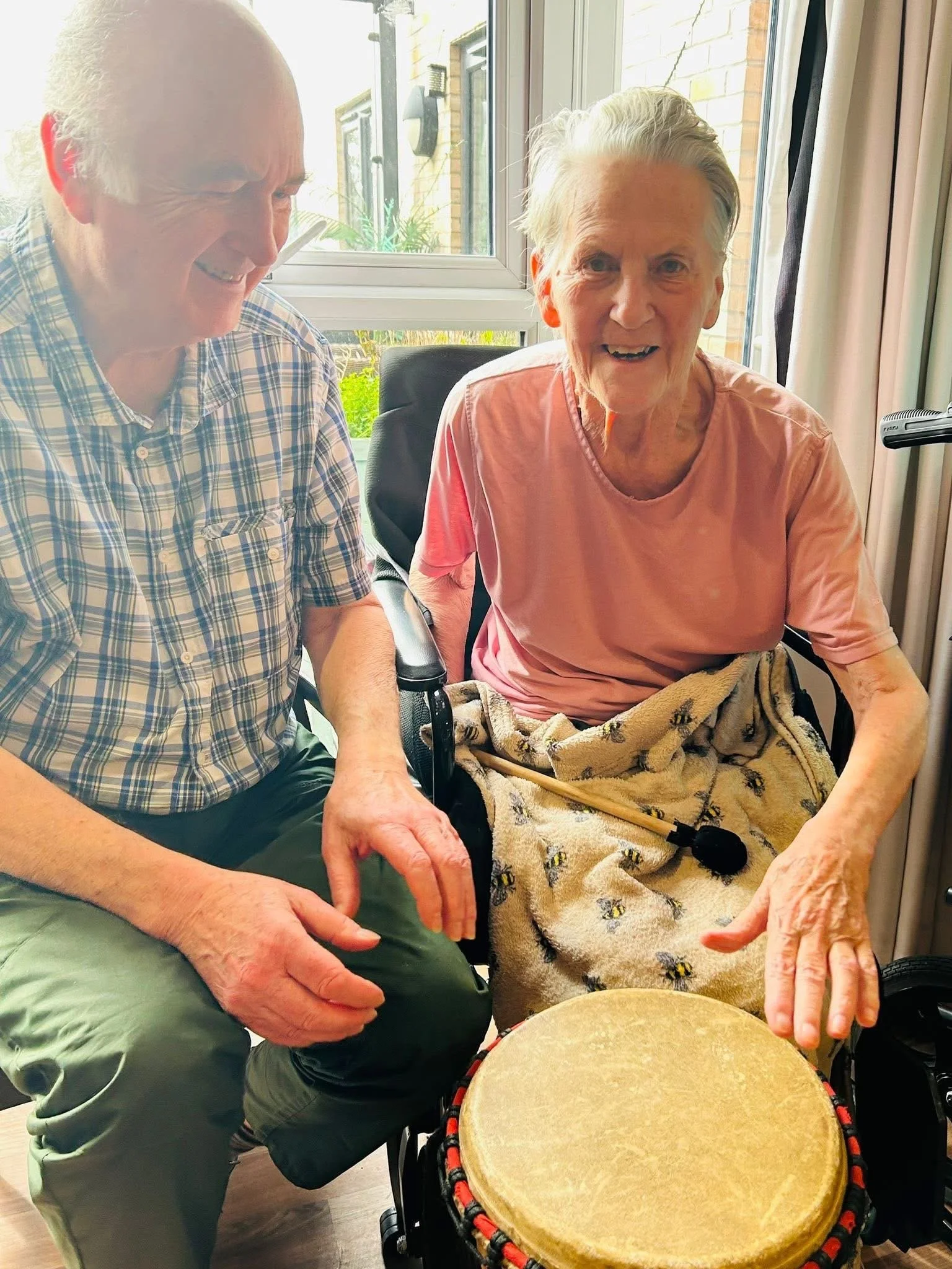 BeatFeet Drumming in Care Homes: Rhythm, Memory and Connection!