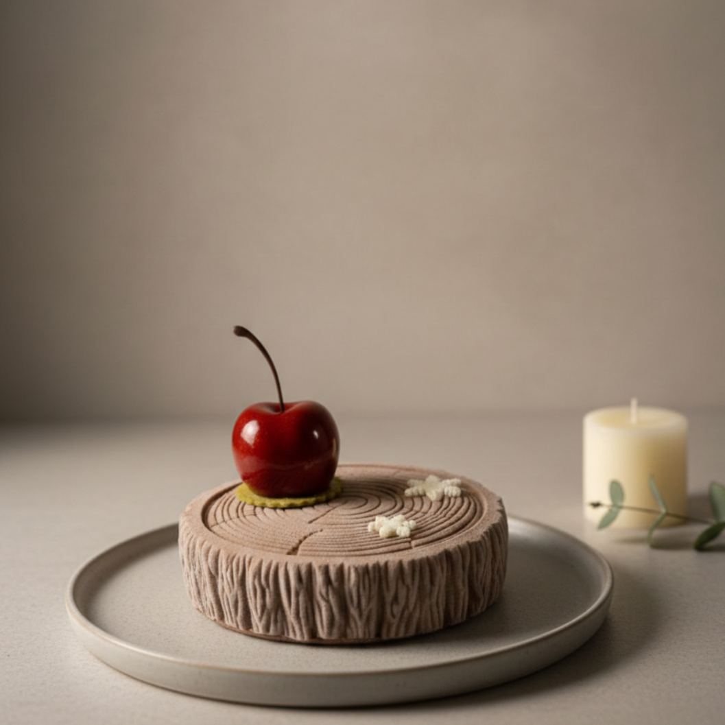 Dark Chocolate Cherry  Cake