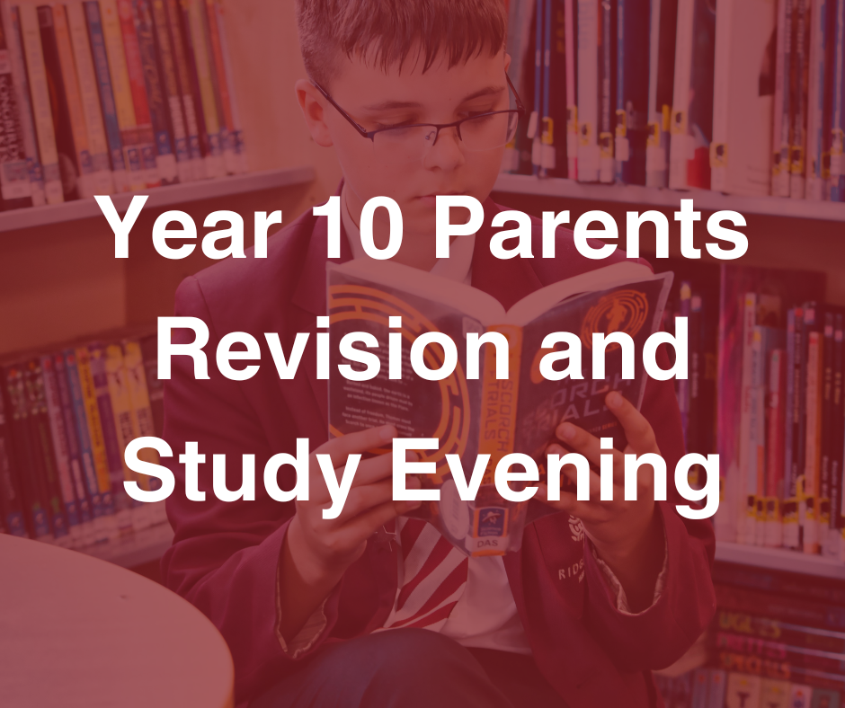 Year 10 Parents Revision and Study Evening