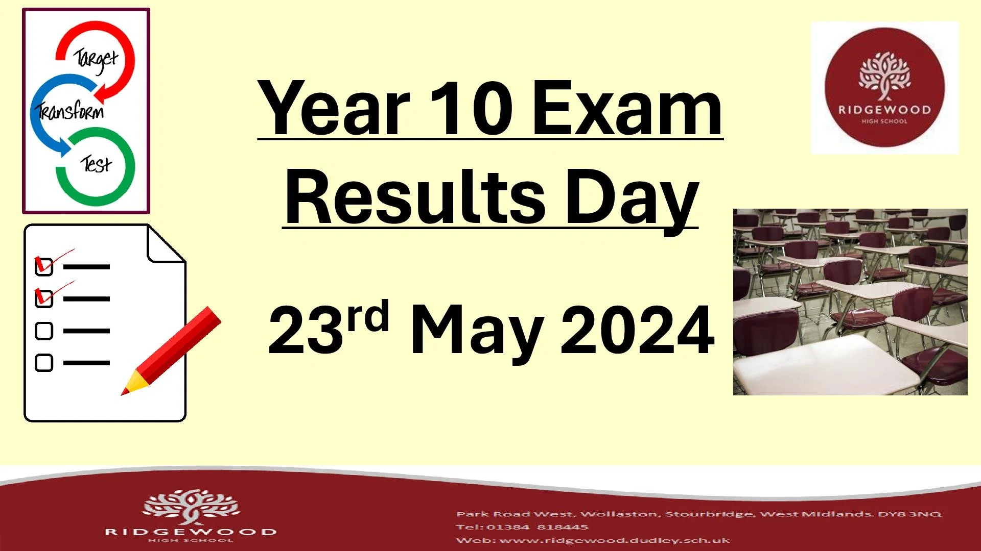 Year 10 Exams 2023/24 — Ridgewood High School