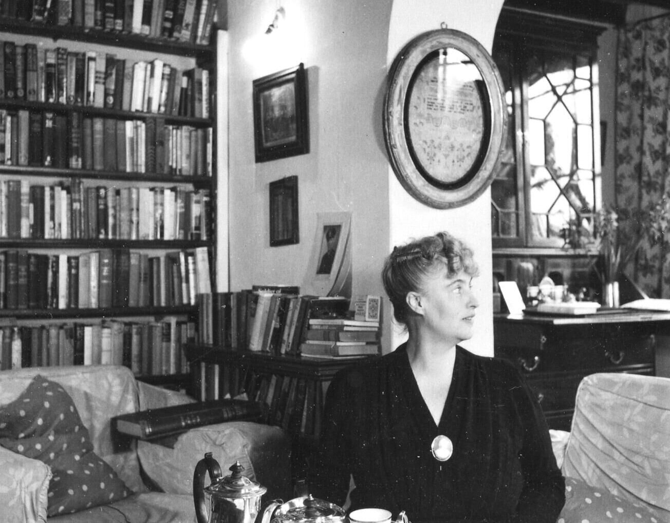 Margery Allingham in her study