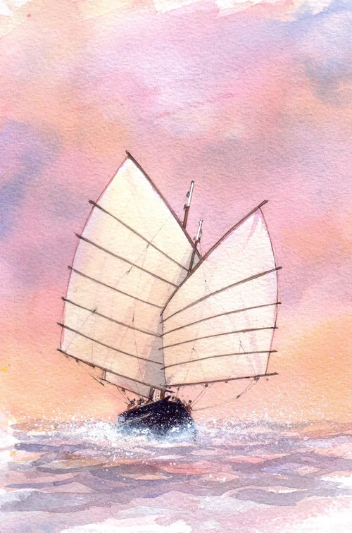 Claudia Myatt sailing artwork