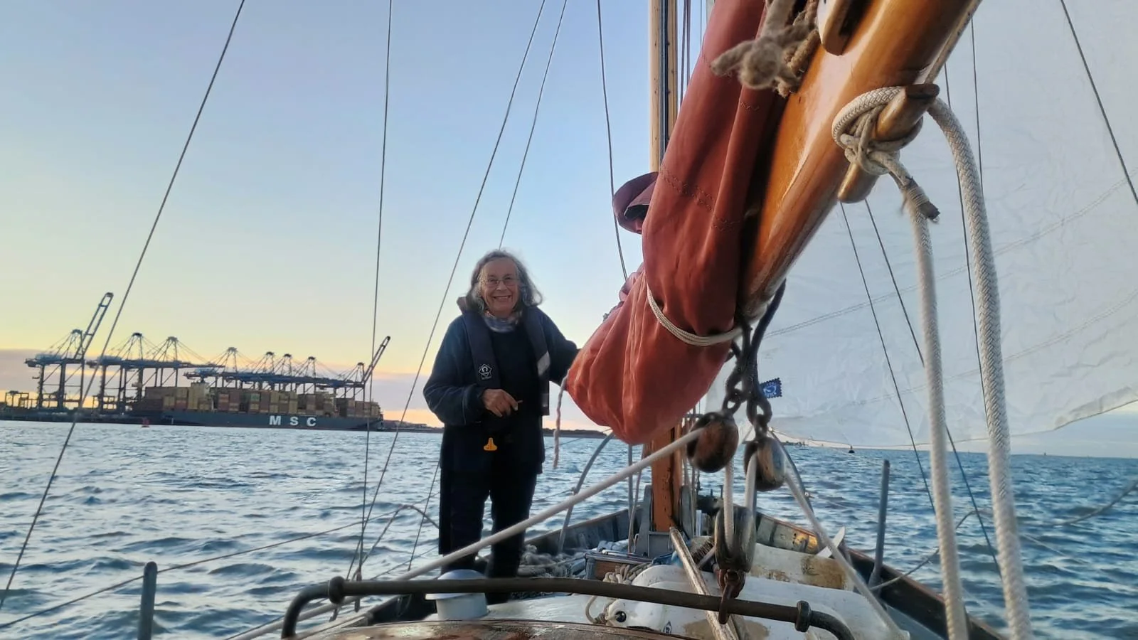 Julia Jones at the Port Townsend Wooden Boat Festival