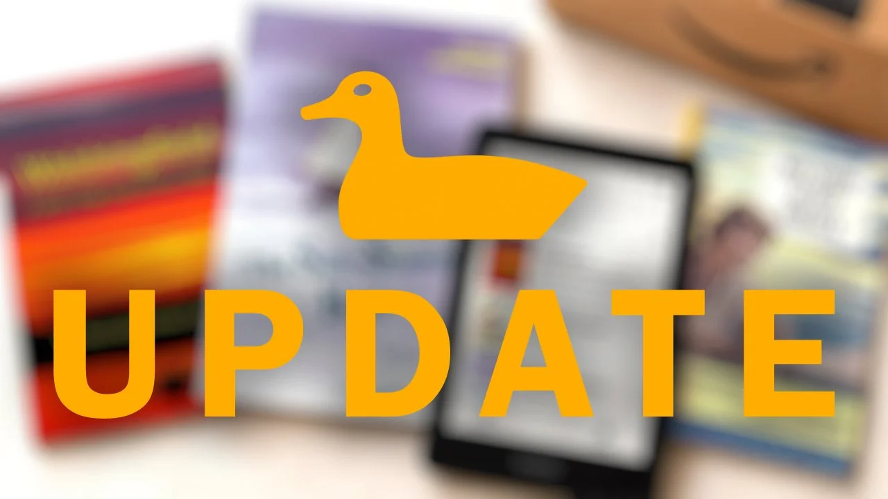 Kindle and print-on-demand titles are back