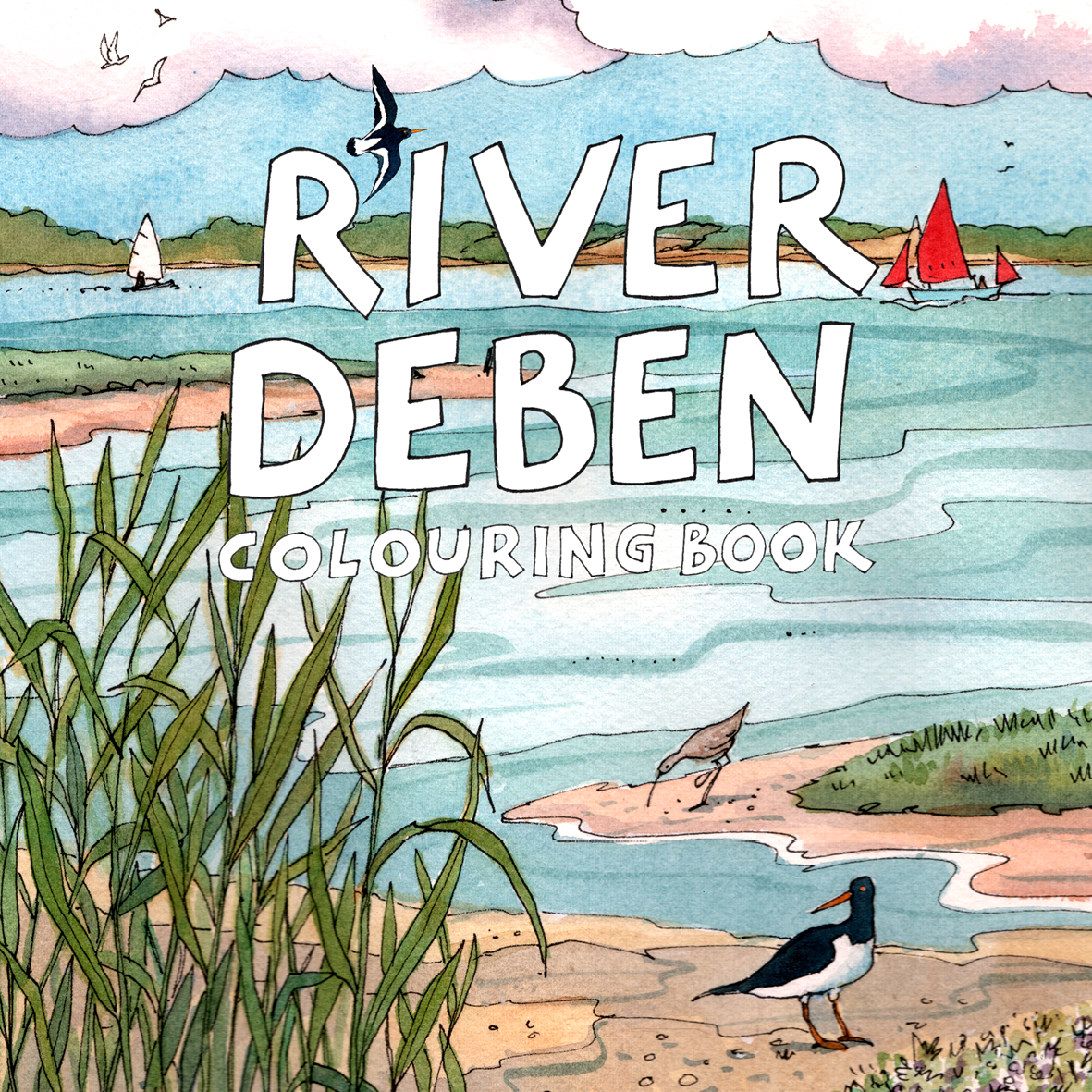 River Deben Colouring Book