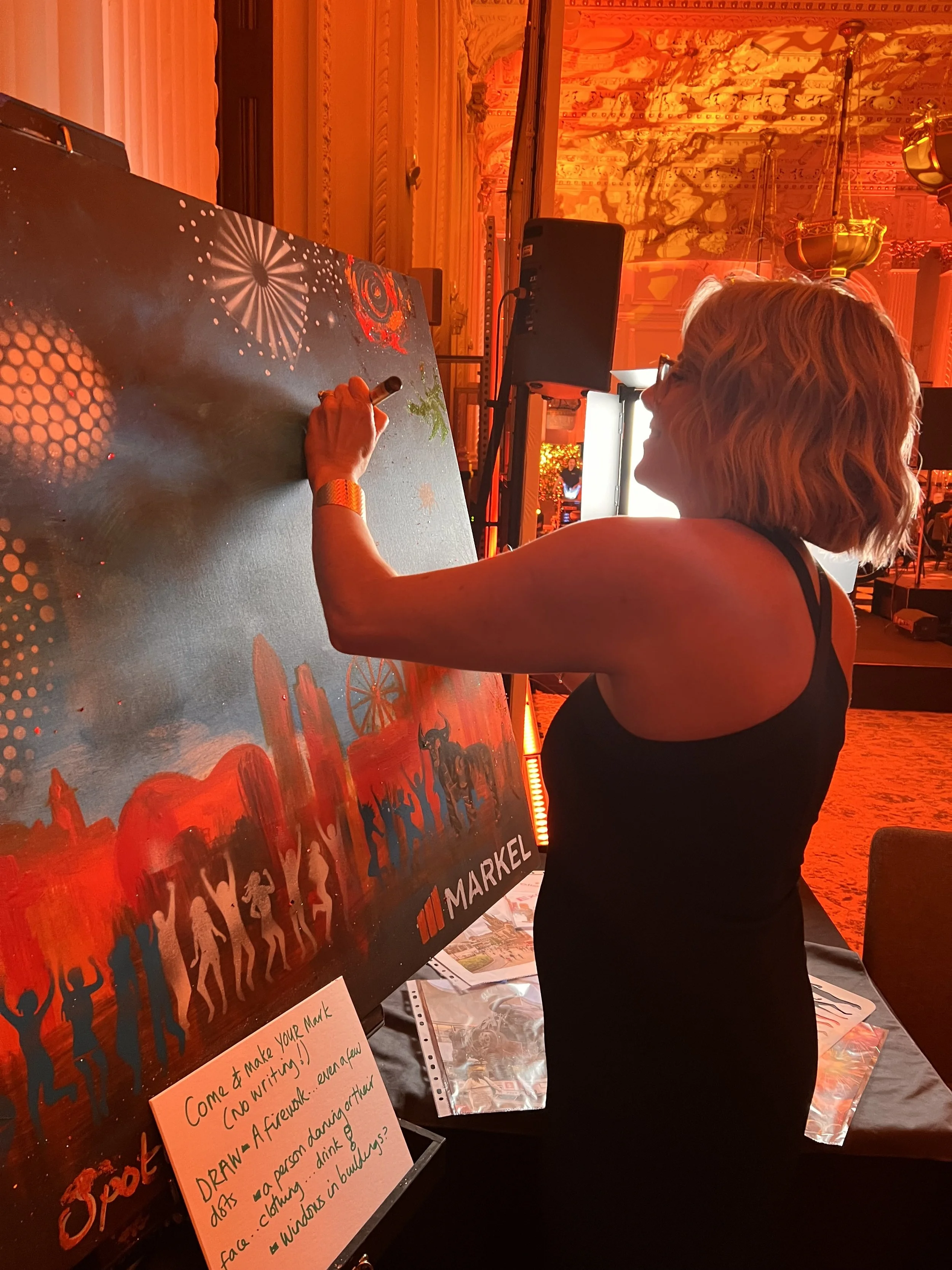 corporate art party gala showcase 