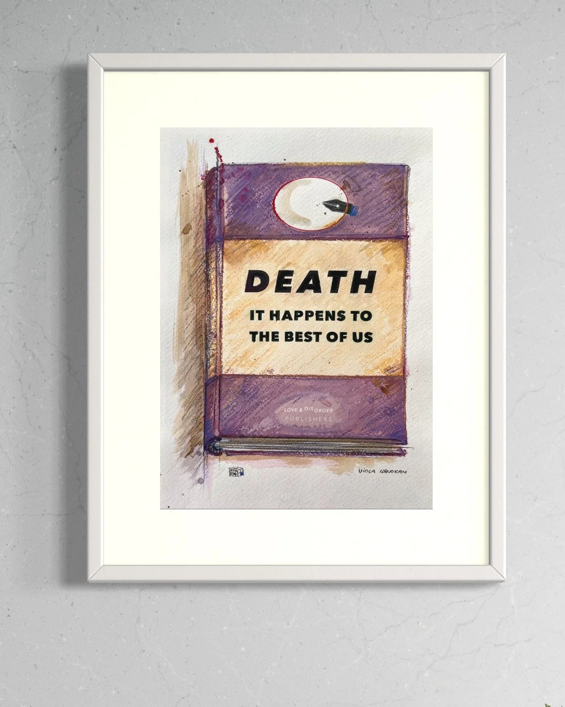 DEATH - IT HAPPENS TO THE BEST OF US  ▫️ Lilac / Avenir