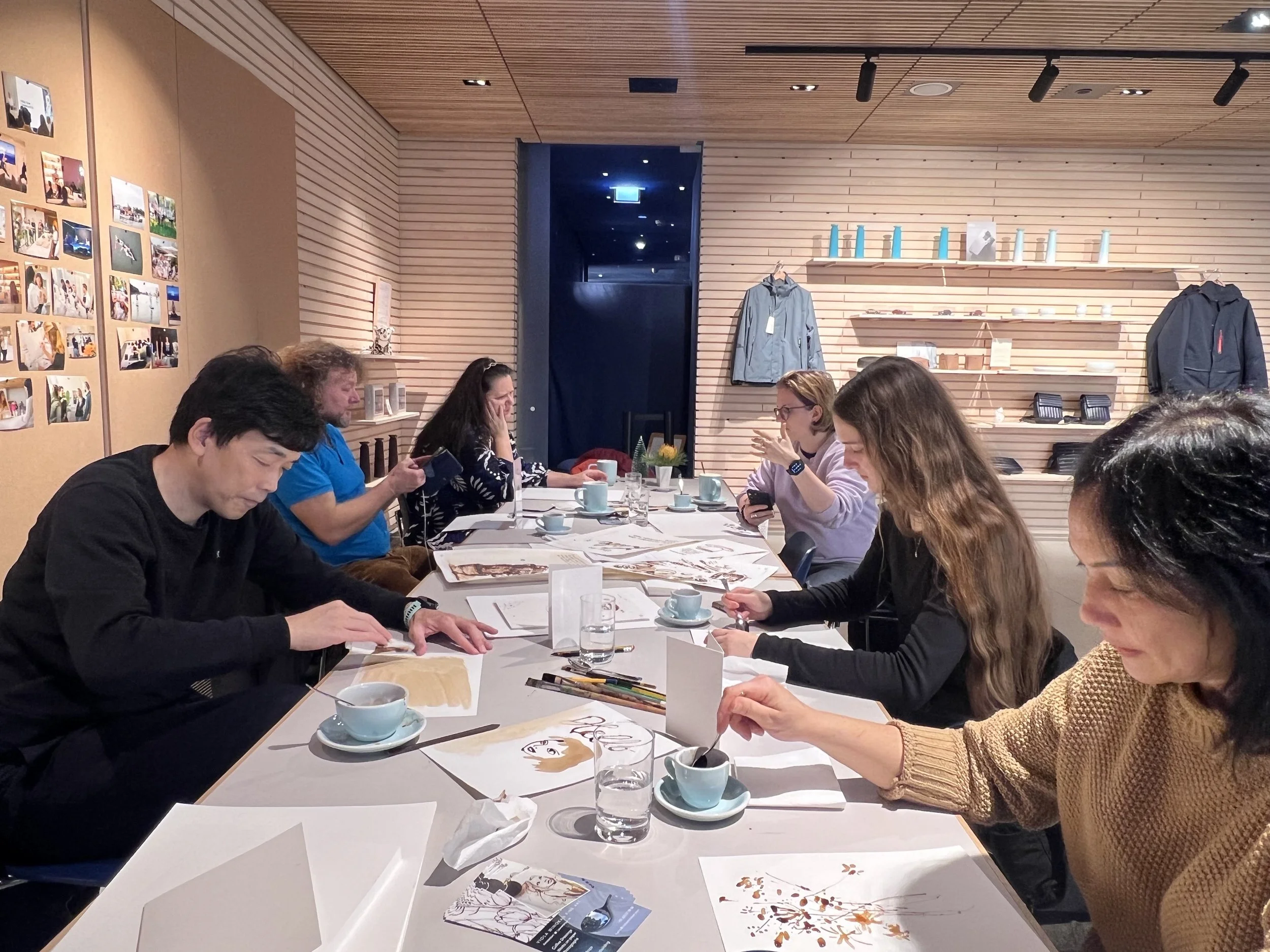 Workshop Drawing with Coffee by Viola Winokan in BERLIN 23 September 16:00-17:30 h