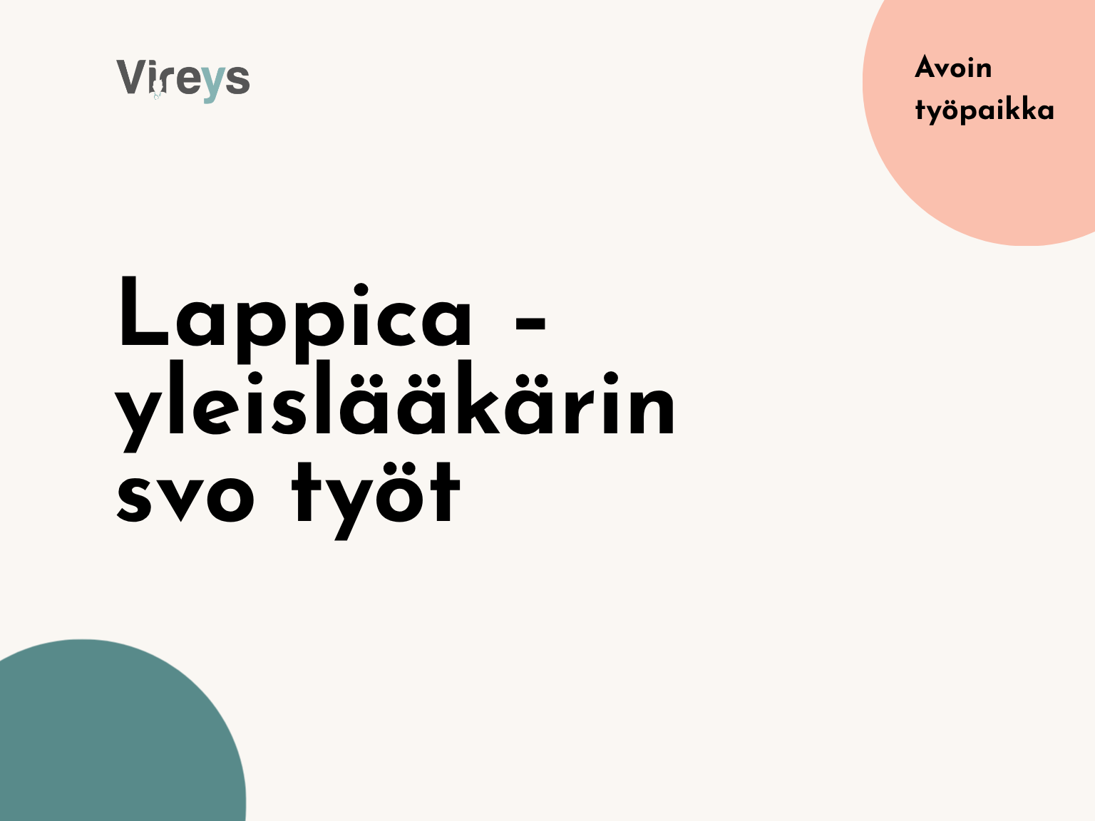 Lappica – Julkisen työterveyden svo työt Kemissä &amp; Rovaniemellä vuodelle 2027