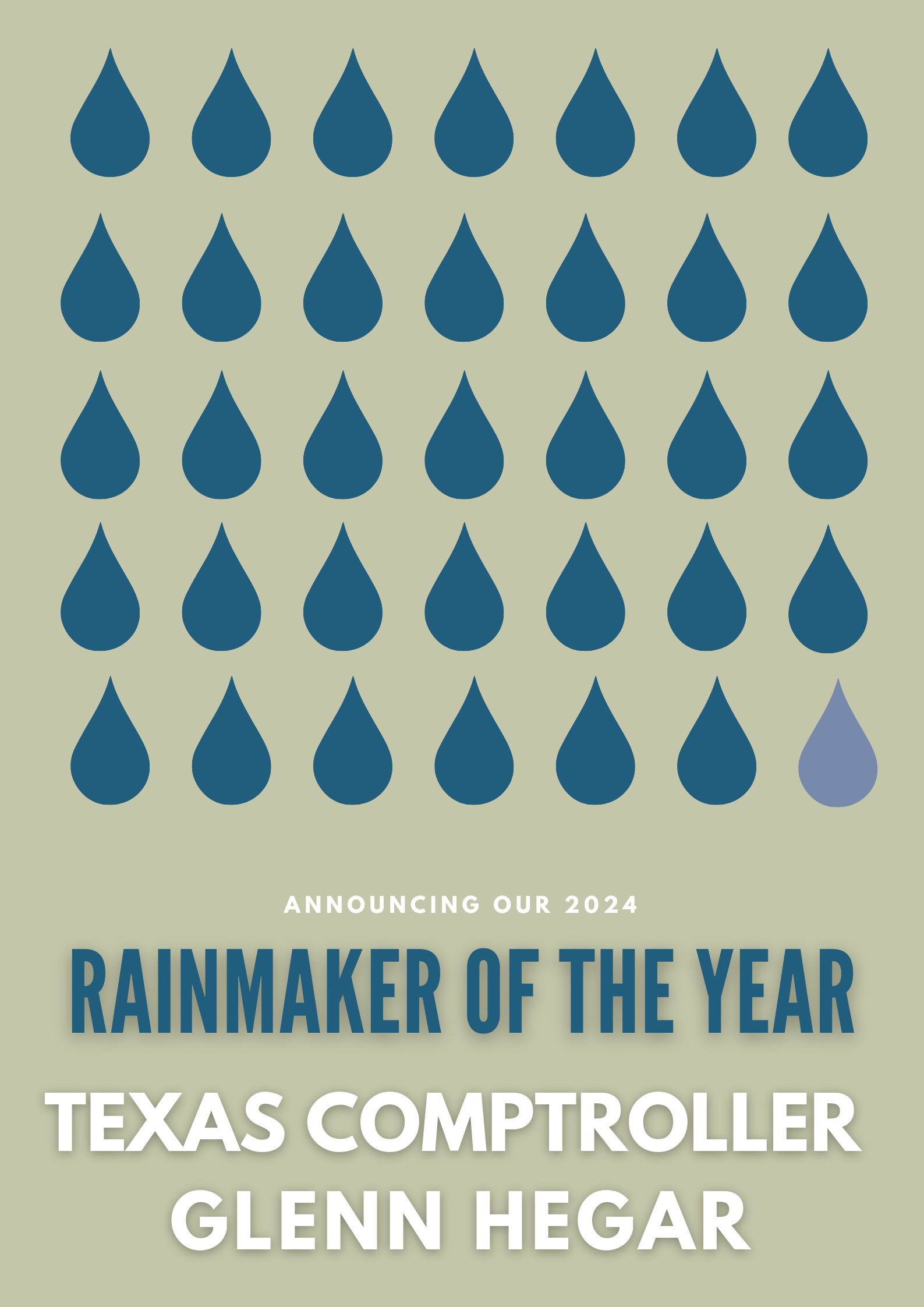 Texas Rainmaker Award Dinner — Texas Water Foundation