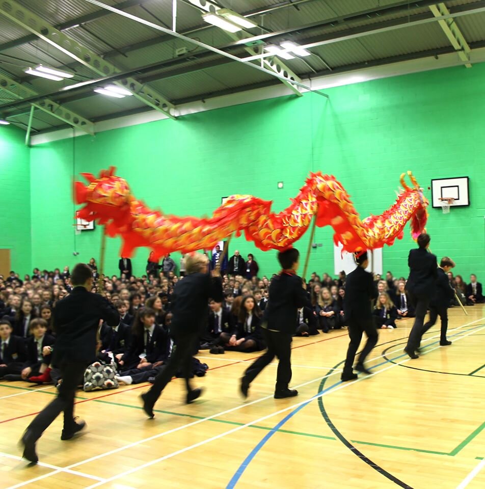 Chinese New Year celebrations at Colyton Grammar