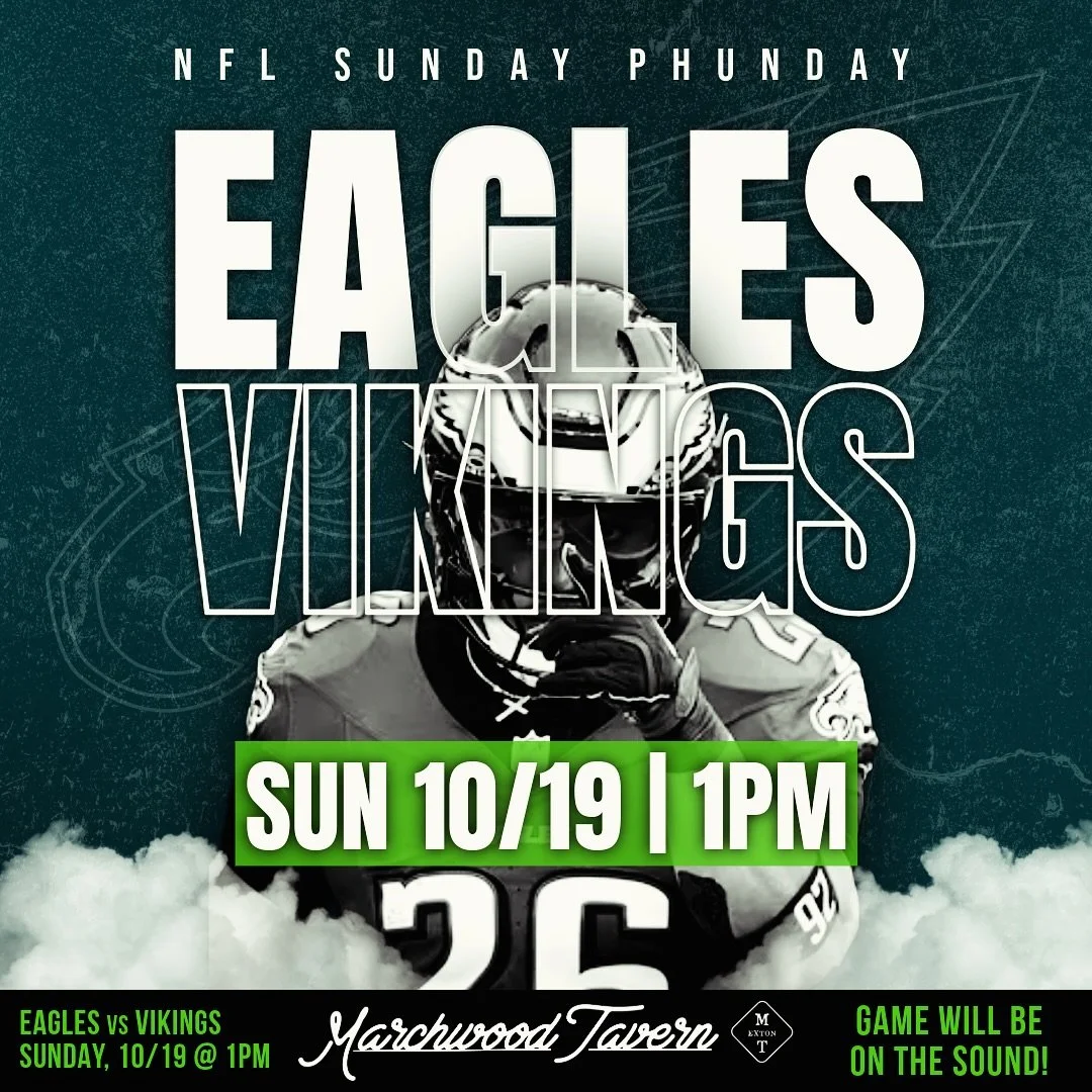 Sundays are for the 🦅 NFL Sunday Phunday $5 Statesides, $4 State Light pounders, $3 Tavern Light pints — Footlong Glizzys & Shareable Fries all day 🏈 Eagles/Vikings @ 1pm on the sound!! #letsmakeitasundayphunday #nflsunday #nflsundayticke