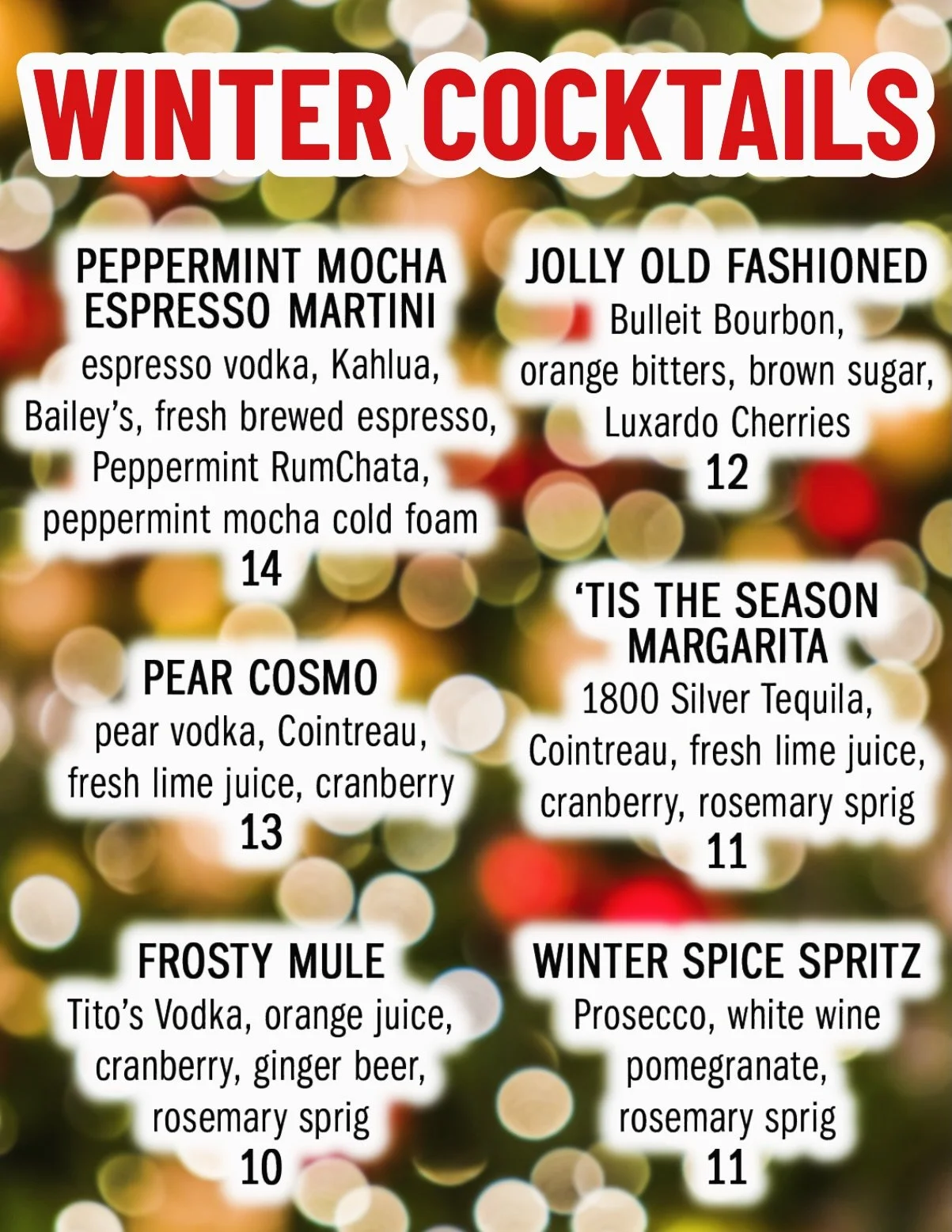 Dropping our NEW Winter Cocktails this Thirsty Thursday🎄🍸Stop in &amp; try &lsquo;em all &mdash; $9.99 American Burger w/ Fries &amp; $5 Fiddlehead pints all day! #wintercocktails #thirstythursday #holidayhappenings #marchwoodmunchies #extonpa #che