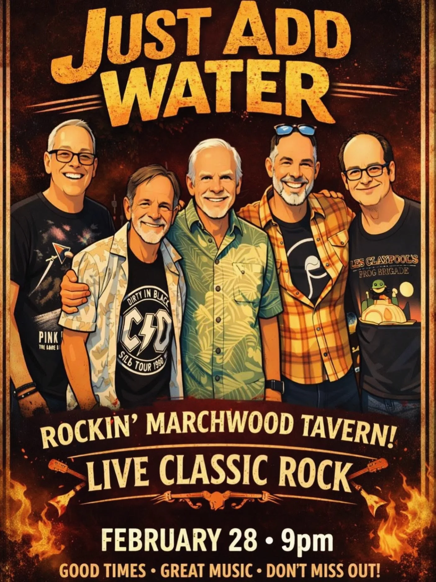 Happy Saturday! Live Music TONIGHT w/ Just Add Water starts @ 9pm🎶🤘 #livemusicweekend #localbands #extonpa #rockonmarchwood #gettothetavern