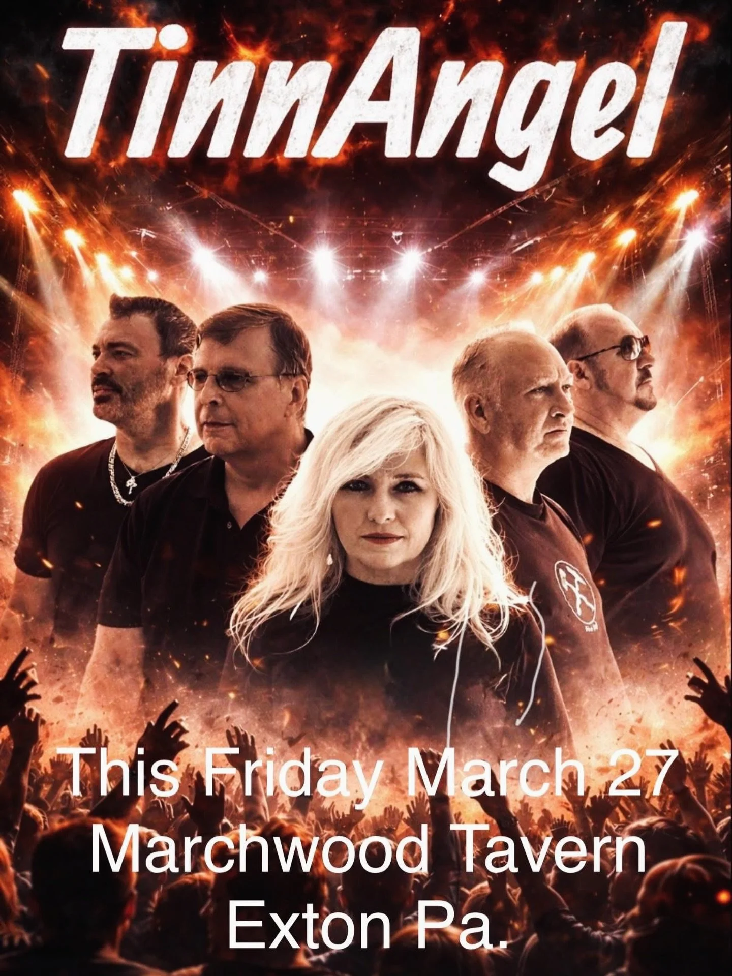 LIVE MUSIC TONIGHT🎶🤘 @tinnangel_rockband starts @ 9PM #gettothetavern