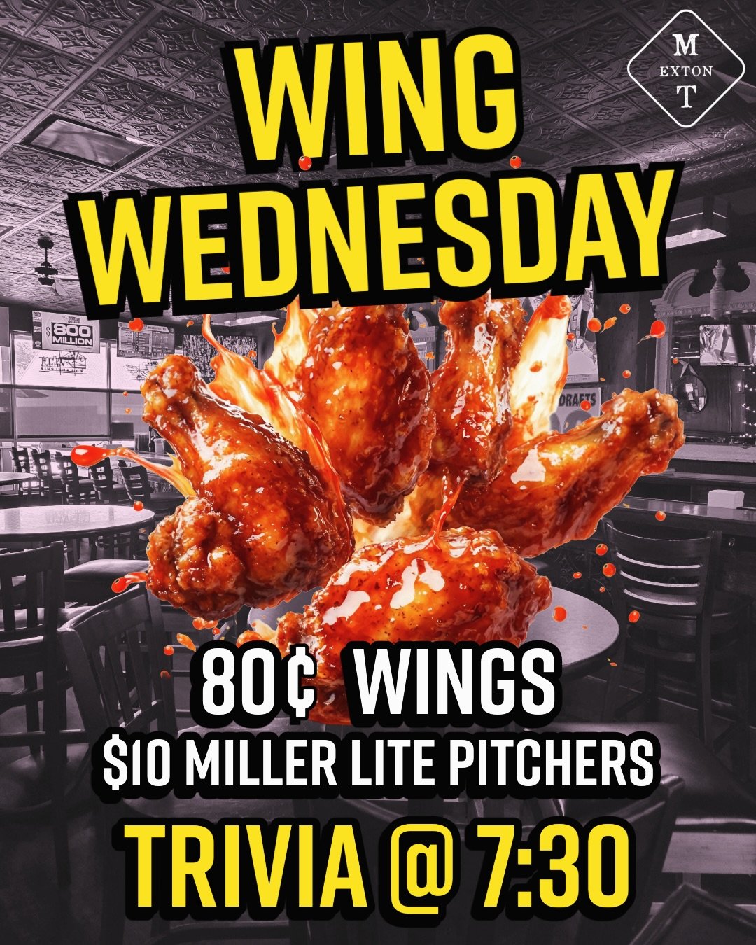 The best wings in CHESCO are 80&cent; all day today!
#gettothetavern