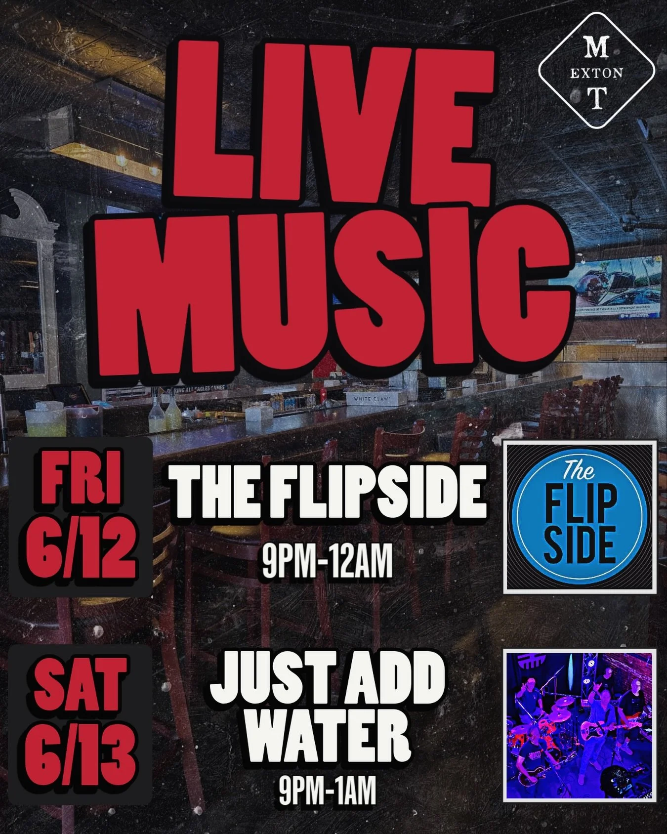 Live music lineup for this weekend🤘🎶
#gettothetavern
