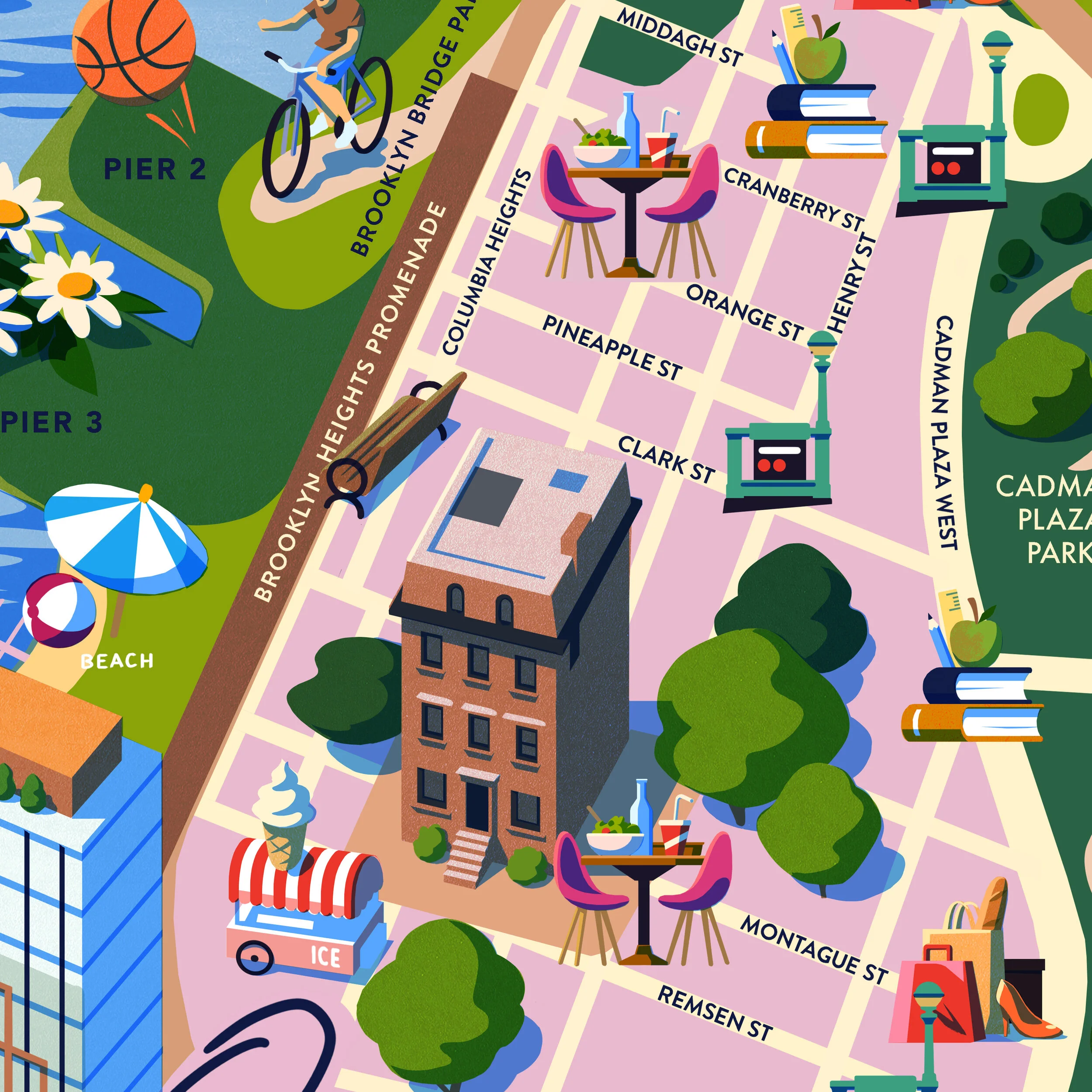 Quay Tower Neighborhood Map