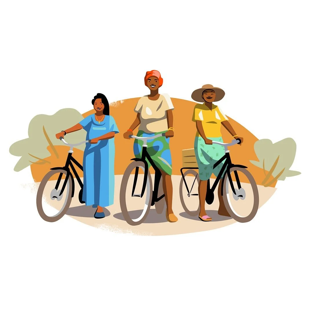 A few more from a project last year for @worldbicyclerelief - a social enterprise who mobilize individuals and communities, improving access to healthcare, education and jobs by providing bicycles and support.

A super lovely project to be involved w
