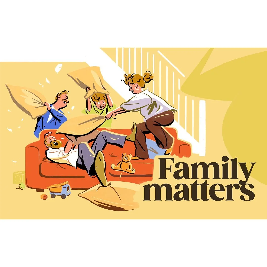 This was a fun one for the latest issue of SAGA magazine. &ldquo;For many of us, sibling relationships are the longest of our lives, but they are often also the most complicated&rdquo;. 
Plenny of inspiration to draw from here, as the brother of 3 ol