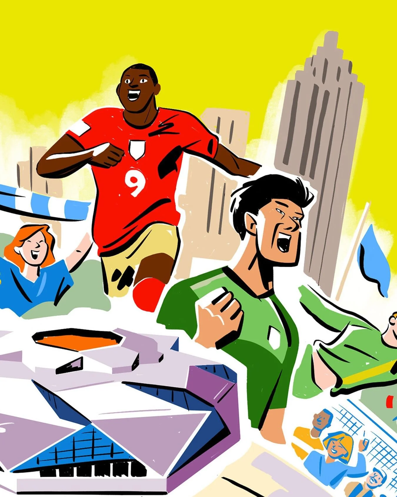 A lil snippette aperitif for a magazine cover I&rsquo;ve been working on&hellip;

⚽️🌎⚽️🌎⚽️