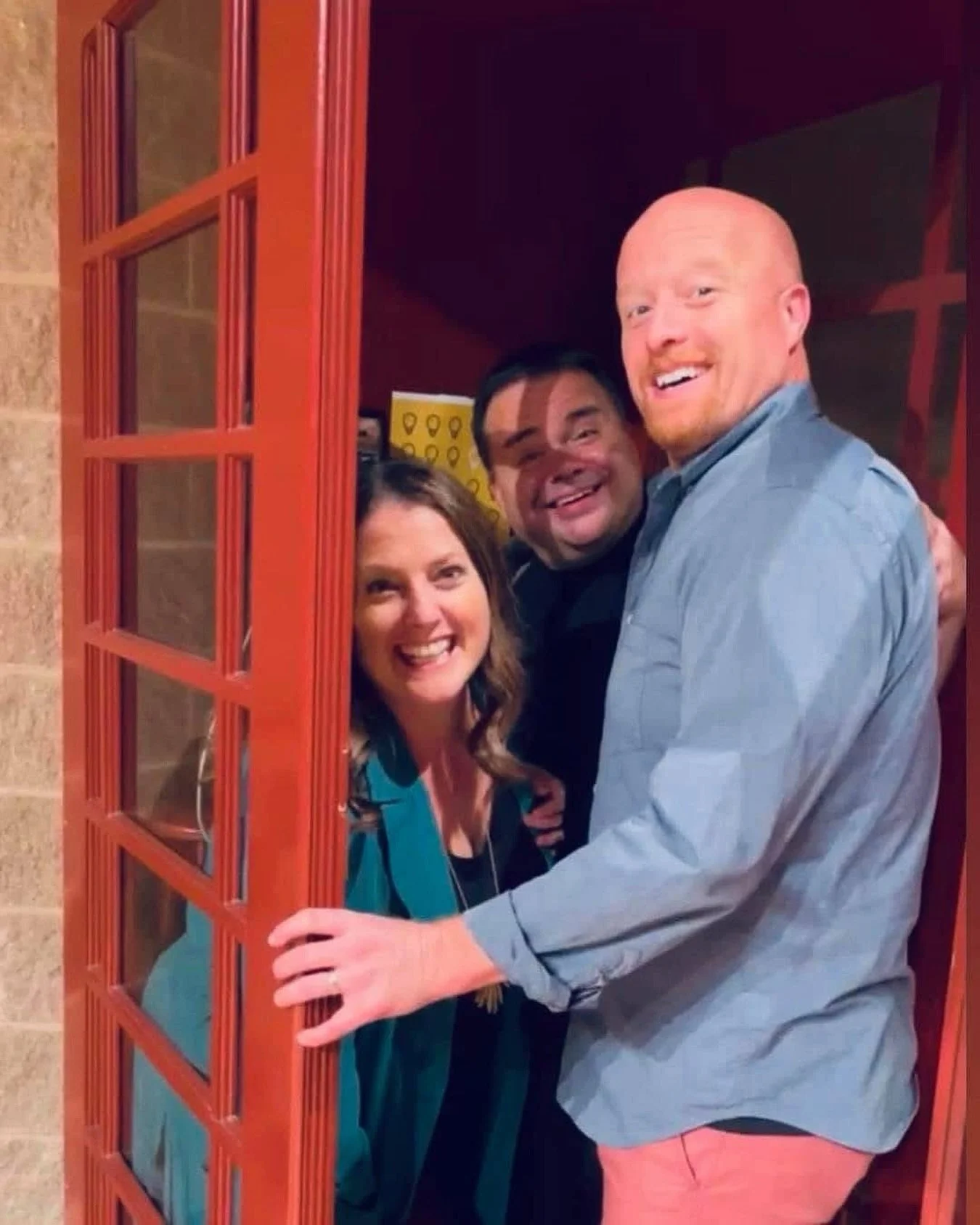 Caption this photo &mdash; who do you  think we are calling?