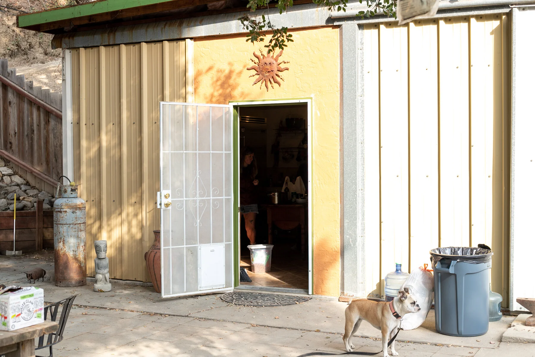   The community kitchen area.  