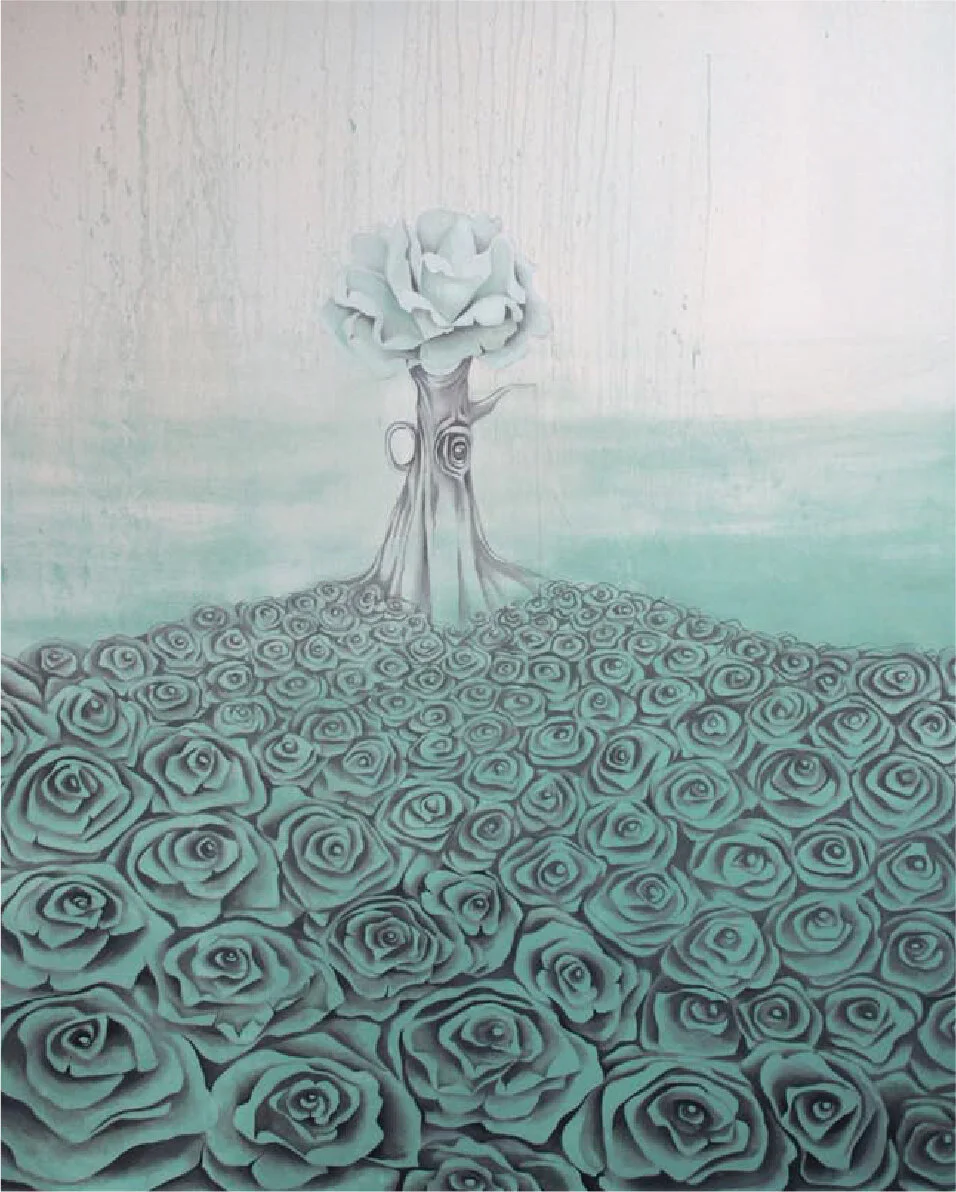 In the middle of a beautiful nowhere (Seafoam)