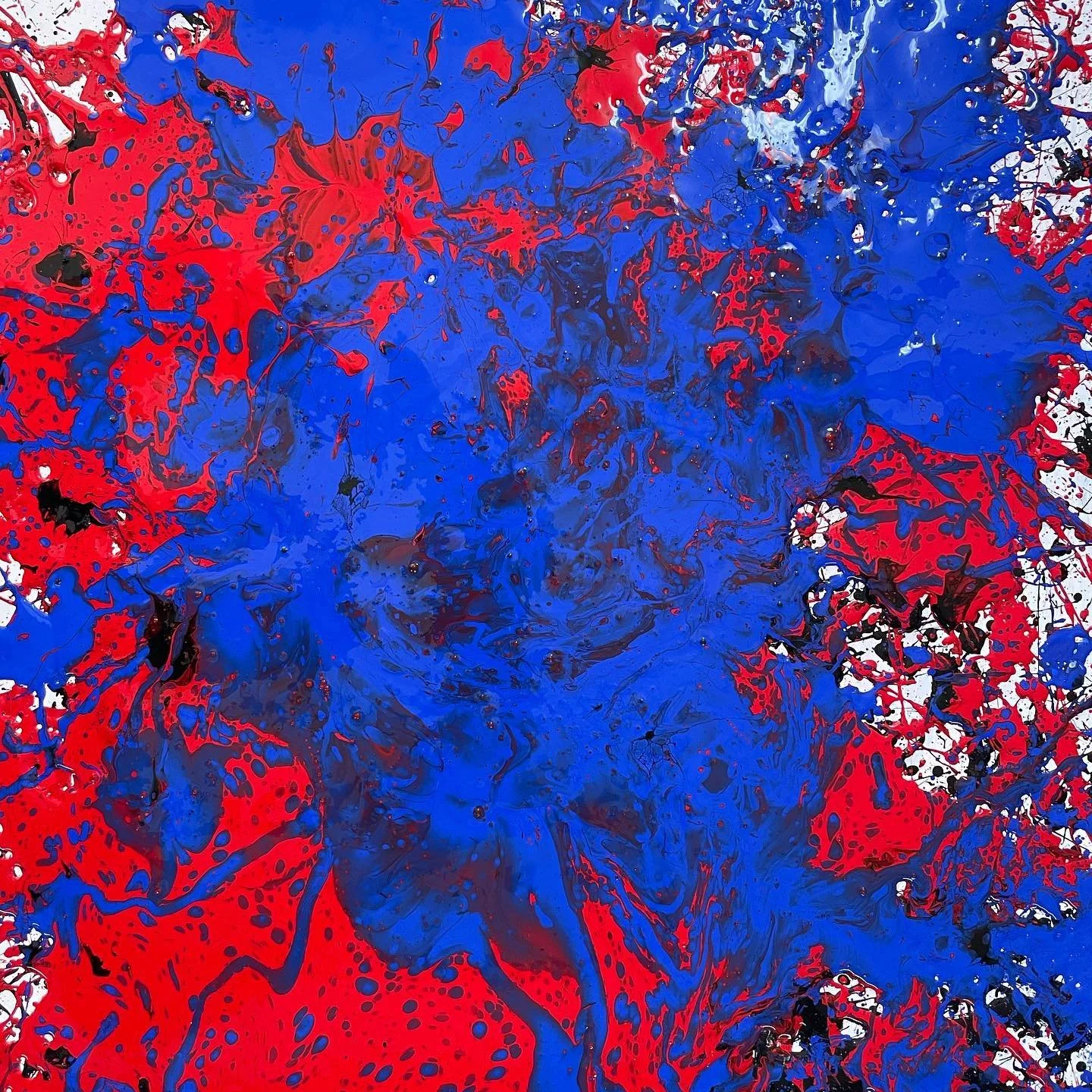 #JacksonPollock inspired piece! #art