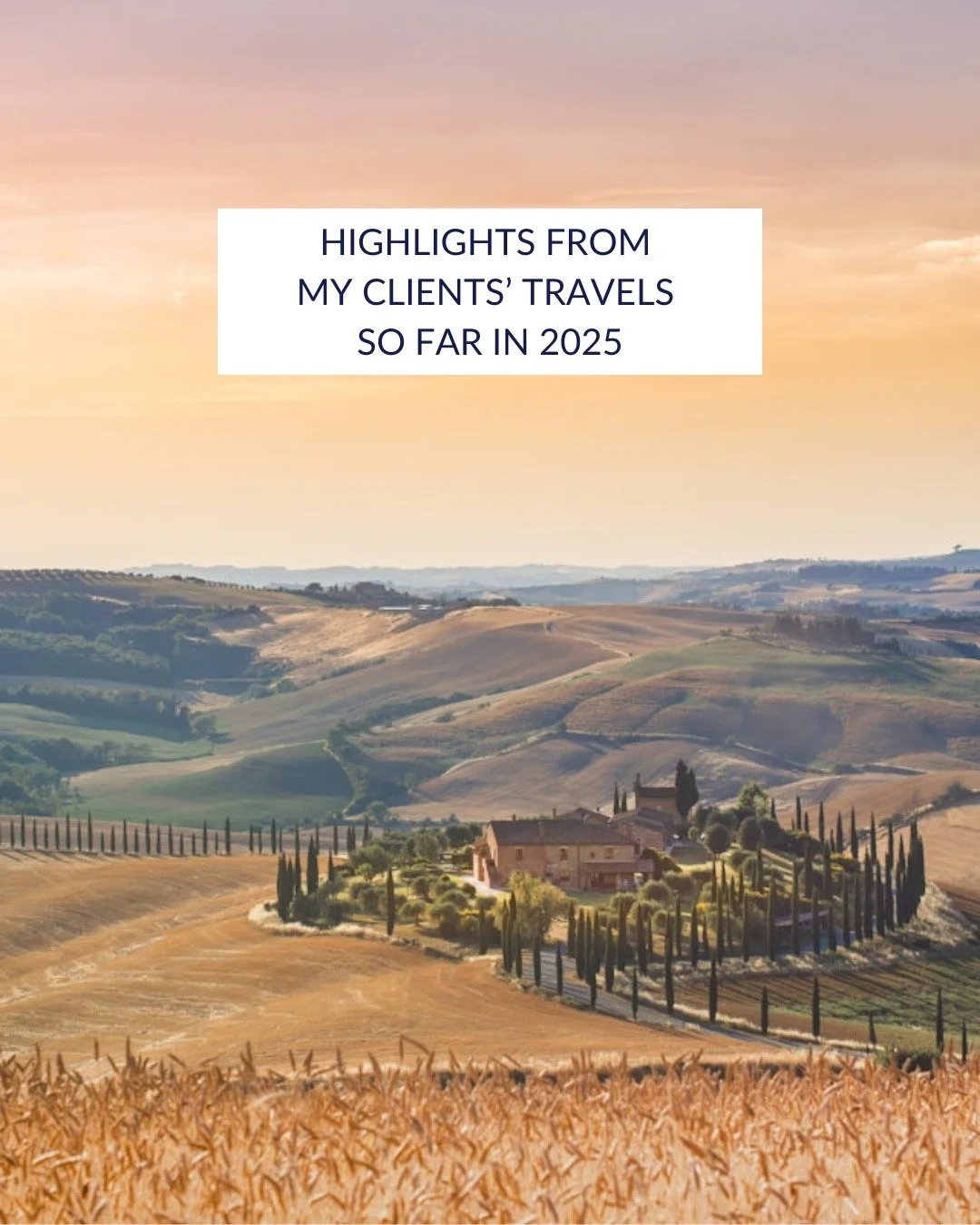 Some journeys are milestones. Some are firsts. Some are just the kind of trips you&rsquo;ll never forget.

This year, among my trips, my clients have celebrated birthdays in Venice, explored the Dalmatian Islands with family, cruised the Mediterranea