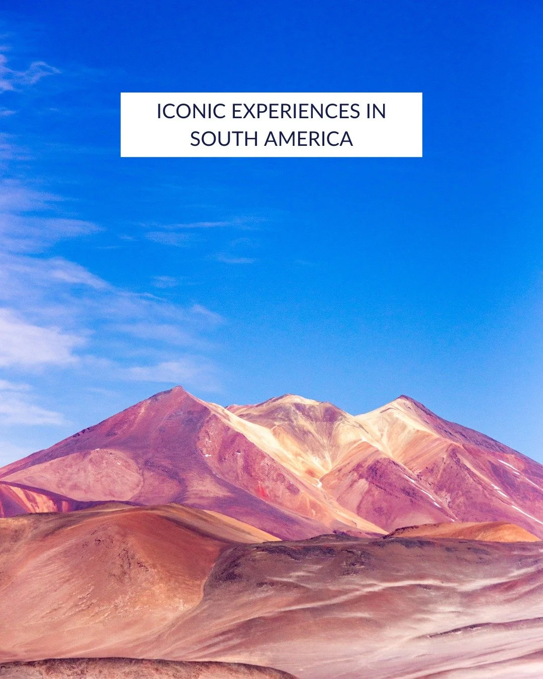 These are some of the moments that make South America so unforgettable. Each destination offers experiences you can&rsquo;t replicate anywhere else, and with thoughtful planning, they can become part of a journey designed just for you.

#wandermustjo