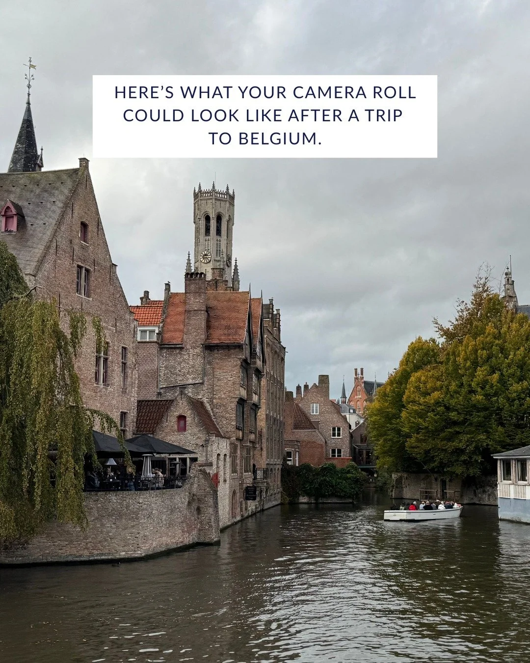 Belgium gave us rain instead of sunshine...and honestly, it didn&rsquo;t take anything away. 

Cobblestone streets glistening after a drizzle, slow caf&eacute; stops to warm up, quiet moments that didn&rsquo;t need documenting to be memorable. The ph