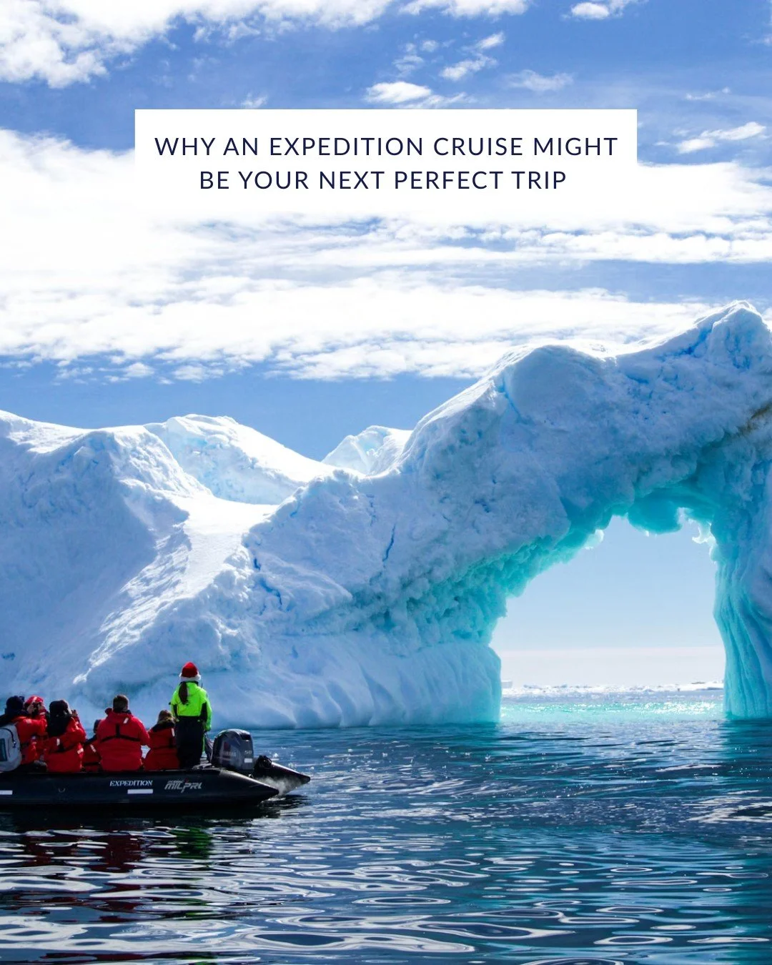 Expedition cruising is for travelers who crave the road less sailed.

Remote destinations. Wildlife encounters. Expert guides leading every adventure. Zodiac landings and scenery you&rsquo;ll never forget.

It&rsquo;s not about buffets or entertainme