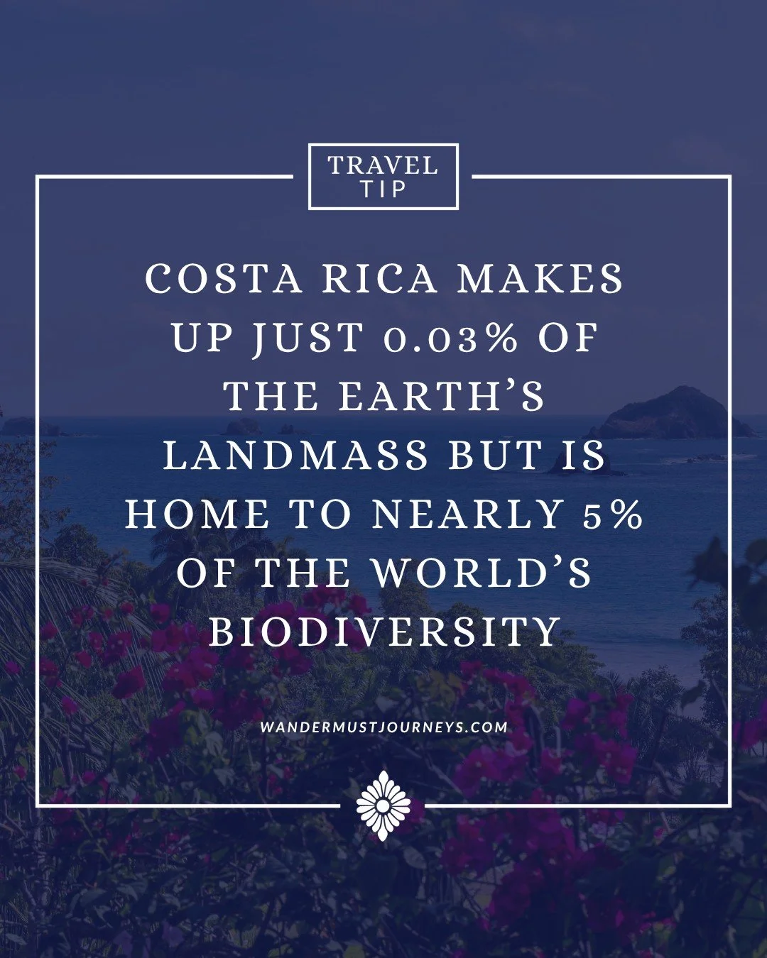 Although Costa Rica makes up only about 0.03% of the Earth&rsquo;s landmass, it is home to nearly 5% of the world&rsquo;s biodiversity.

From sloths and monkeys to colorful frogs and exotic birds, the country&rsquo;s rainforests, cloud forests, and c